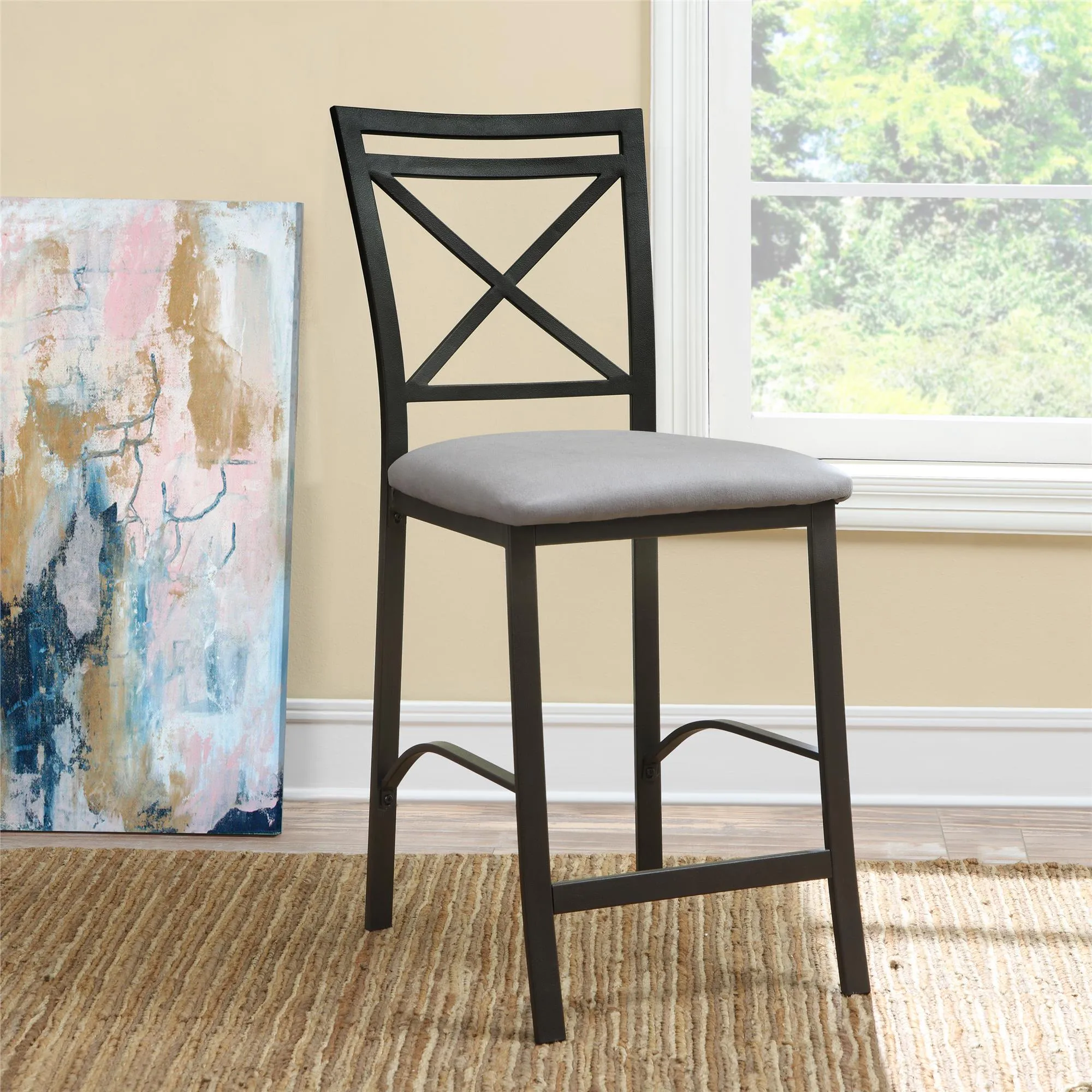 Devon Crossback Counter Height Dining Chair