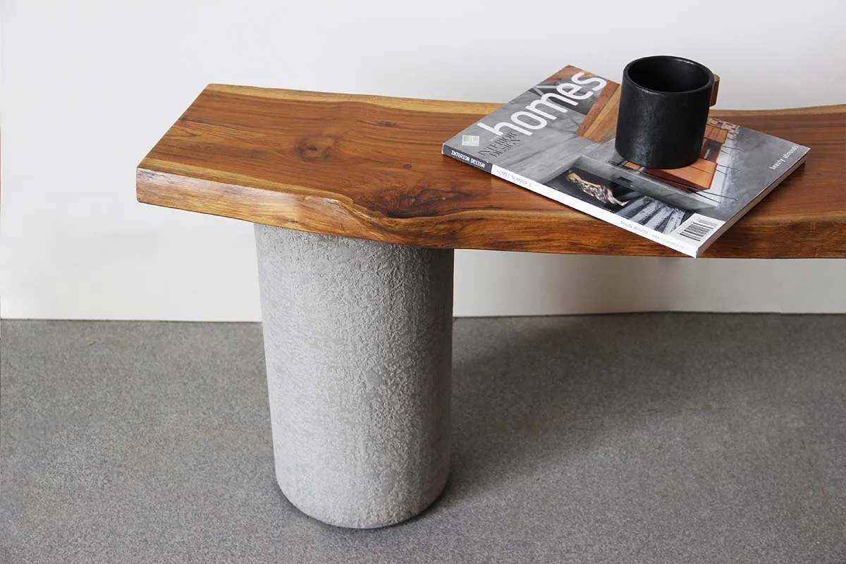 Dot Square Planter Bench