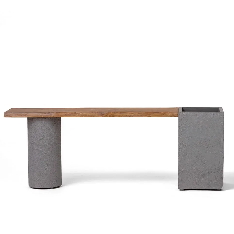 Dot Square Planter Bench