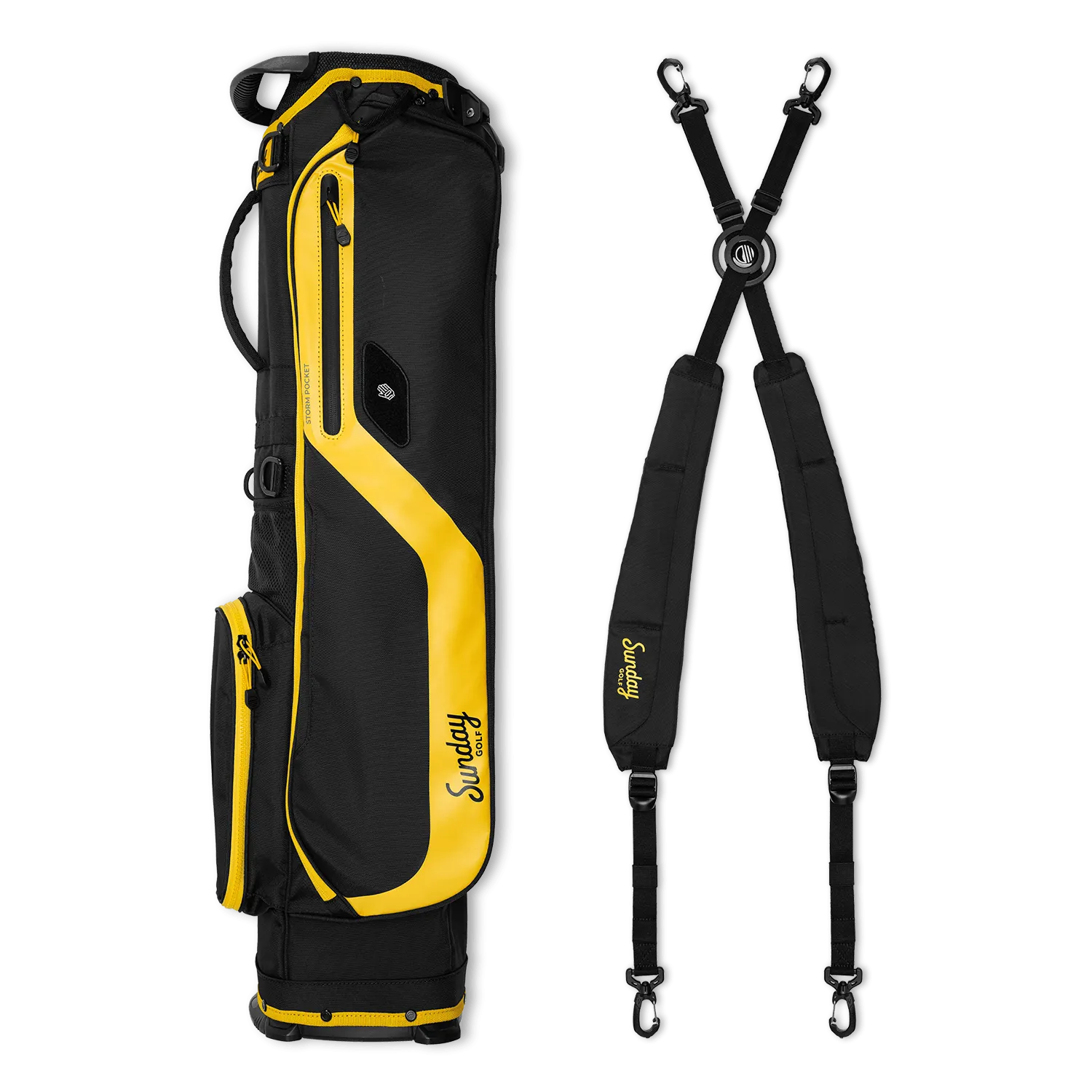 El Camino | Black & Yellow Walking Golf Bag