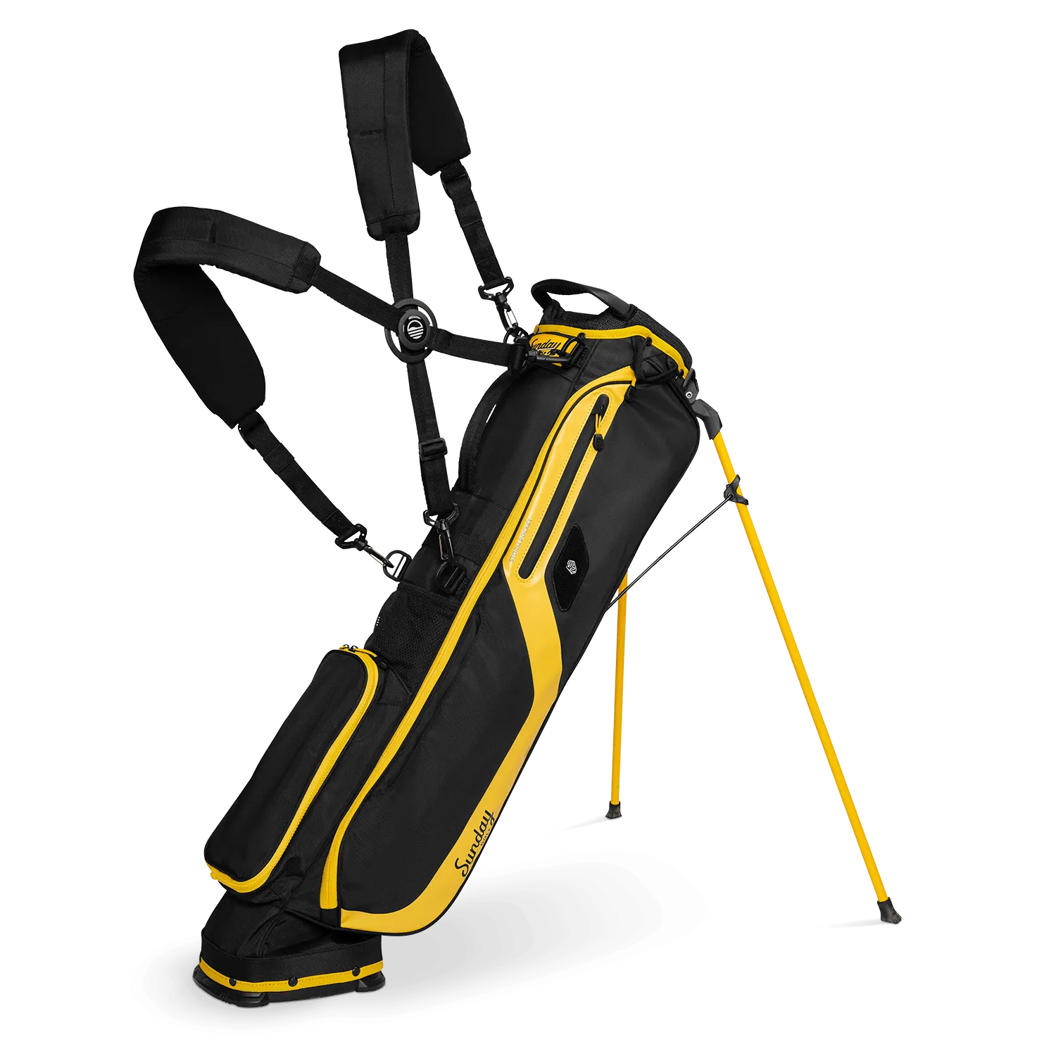 El Camino | Black & Yellow Walking Golf Bag