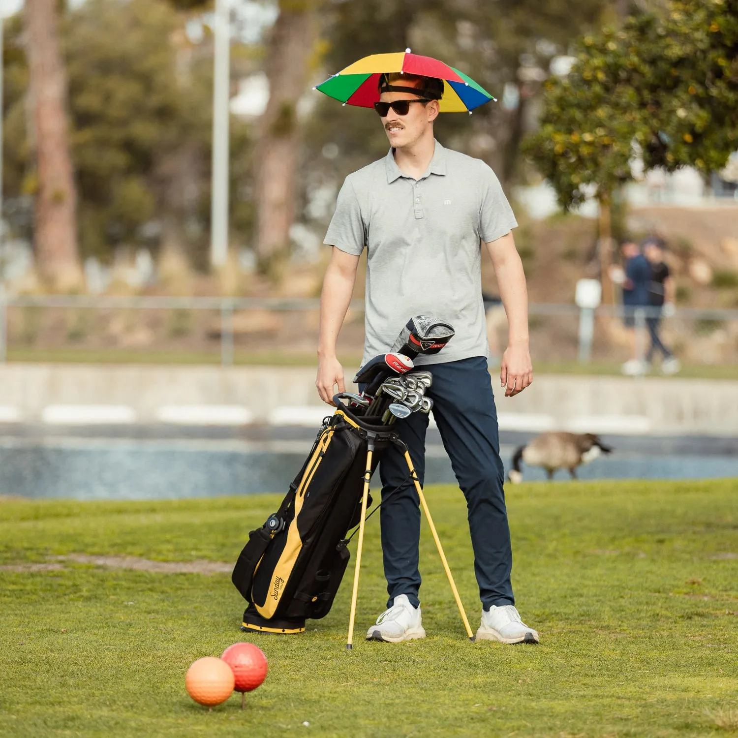 El Camino | Black & Yellow Walking Golf Bag