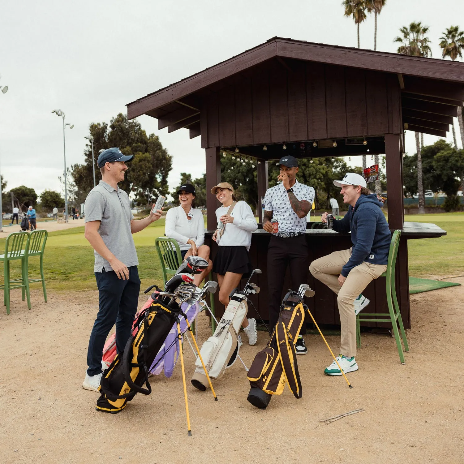 El Camino | Black & Yellow Walking Golf Bag