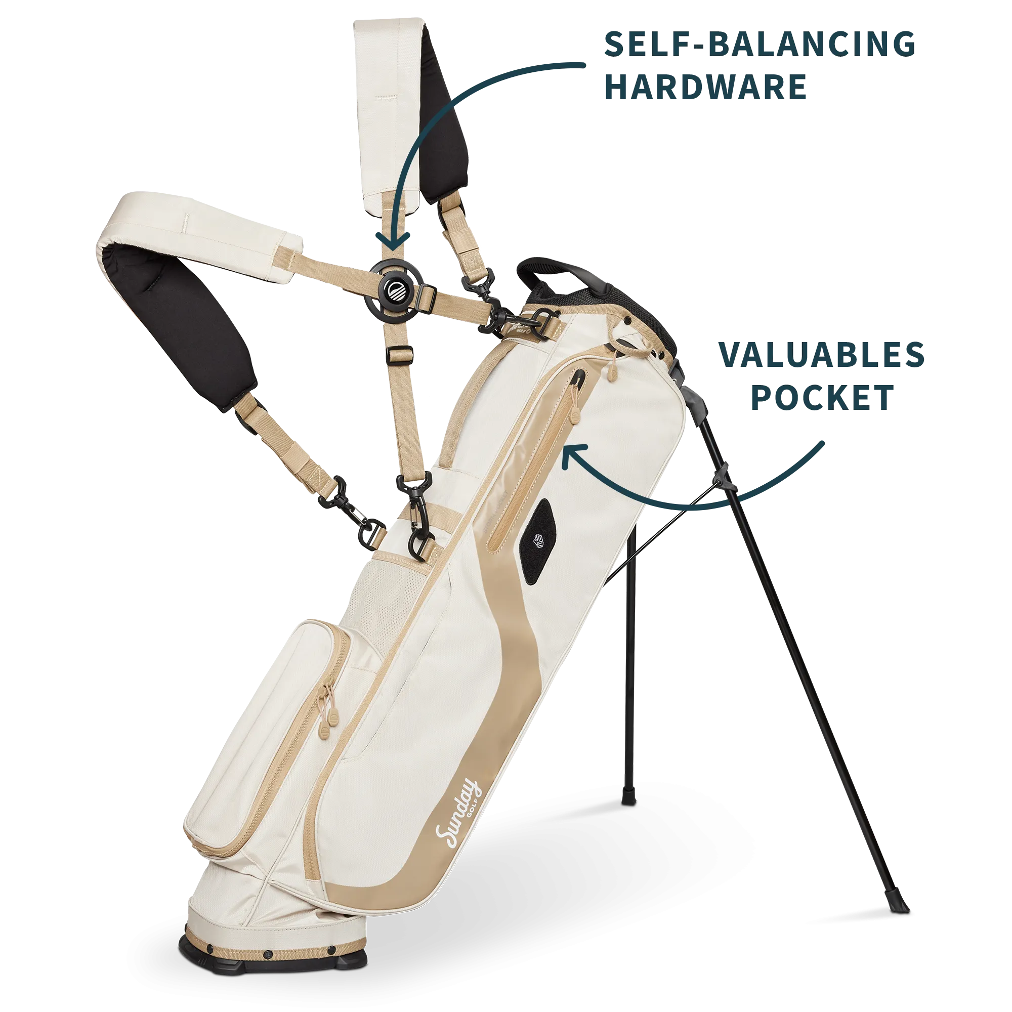 El Camino | Toasted Almond Walking Golf Bag