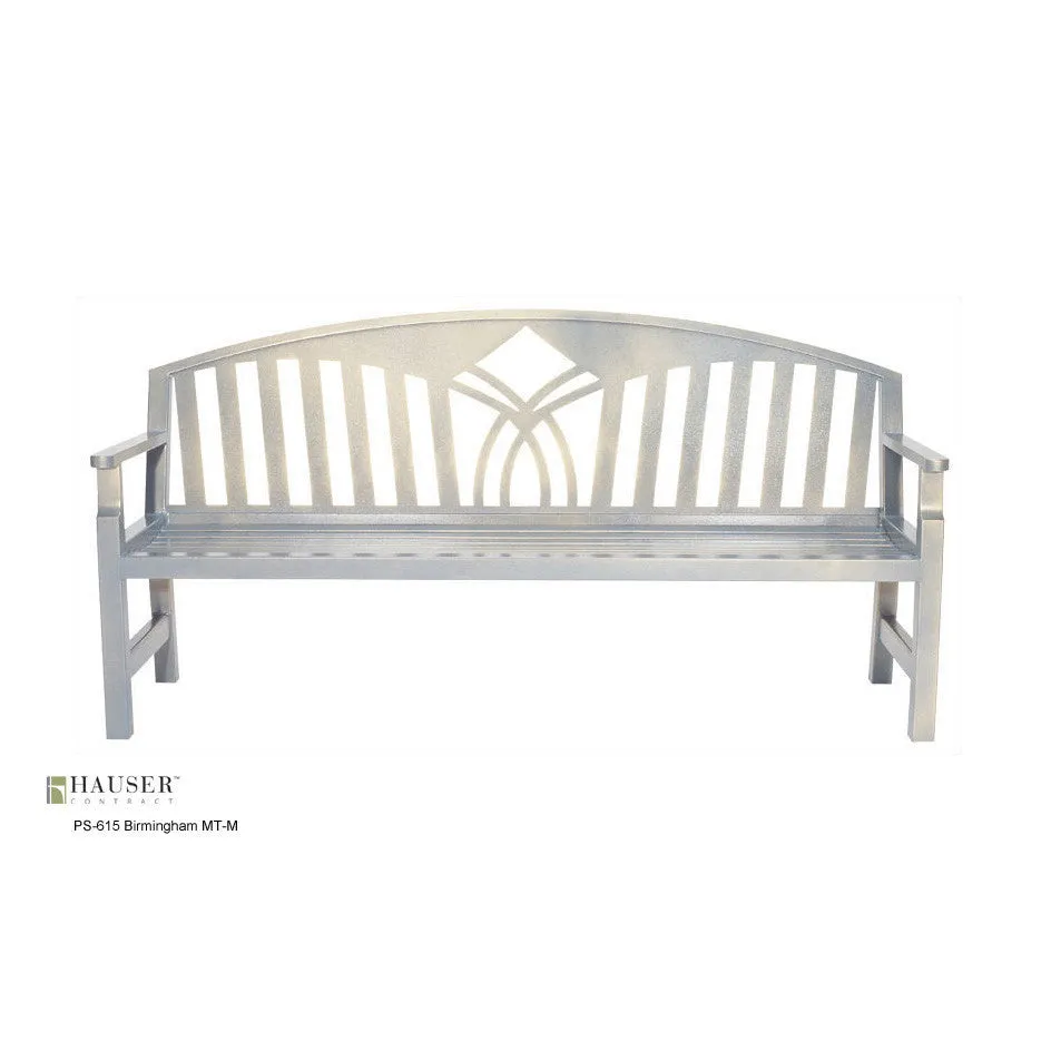 English Garden Bench, Birmingham Back