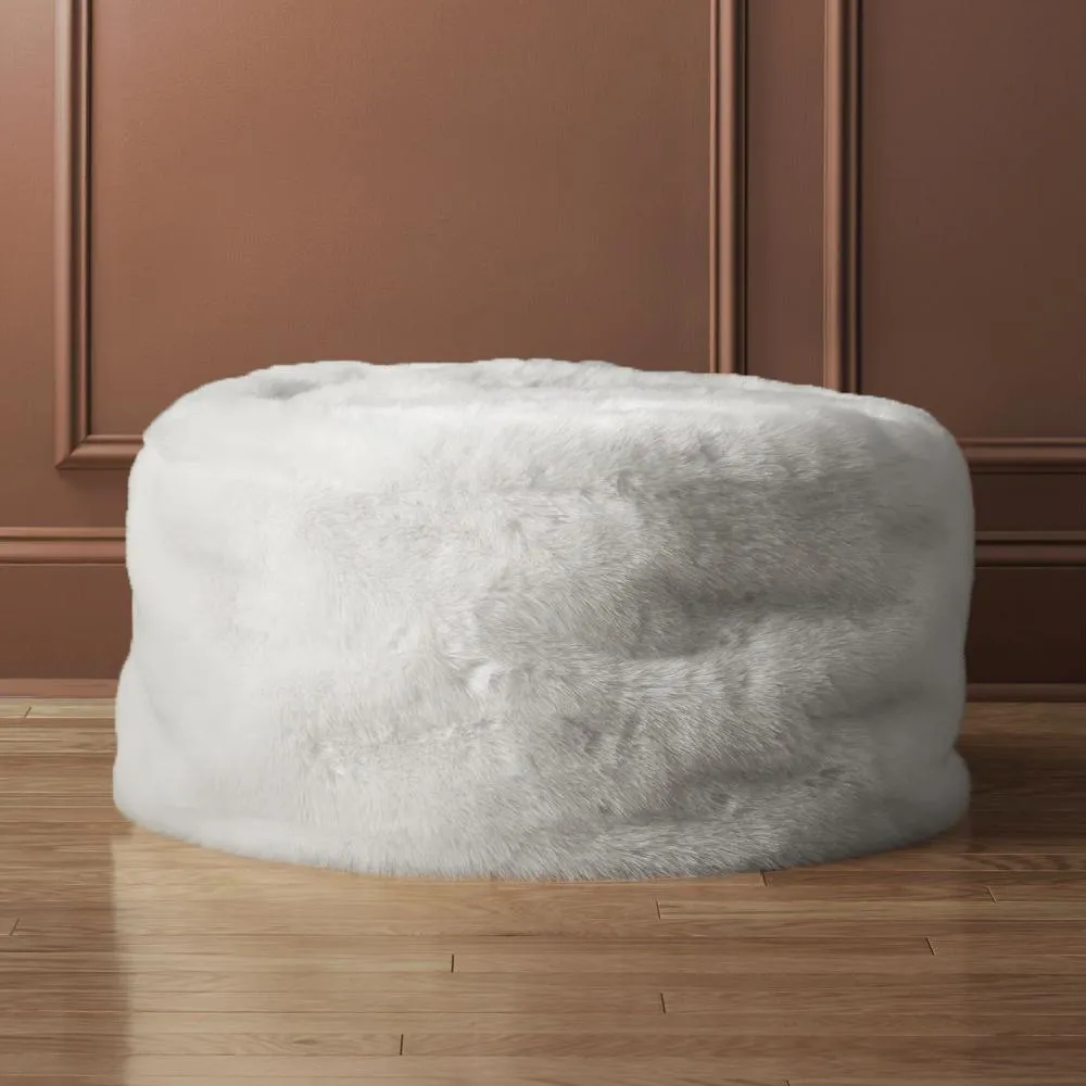 Faux Fur Pouf