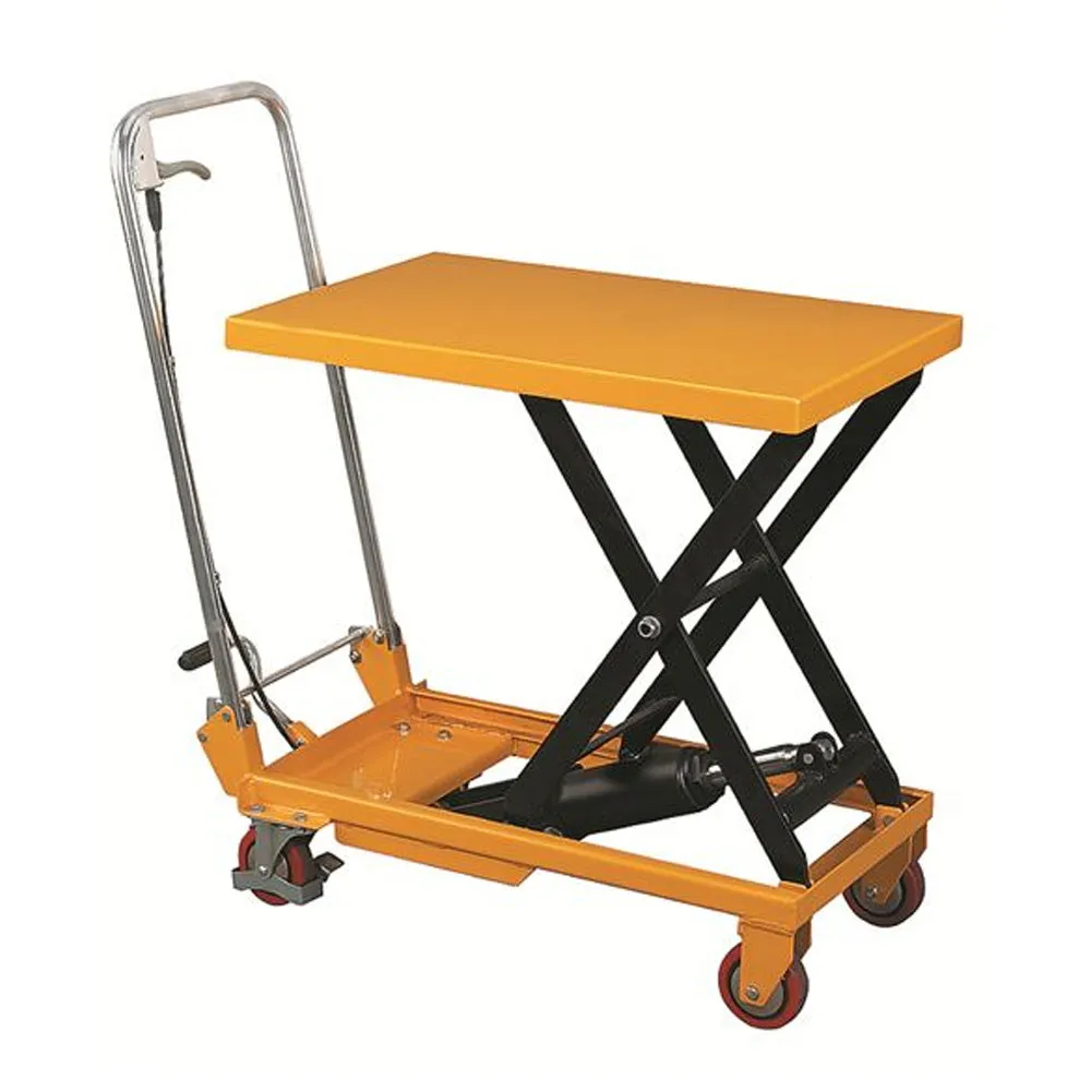 Folding Handle Scissors Lift Table with 330-1100 lb Capacity