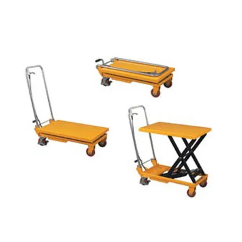 Folding Handle Scissors Lift Table with 330-1100 lb Capacity