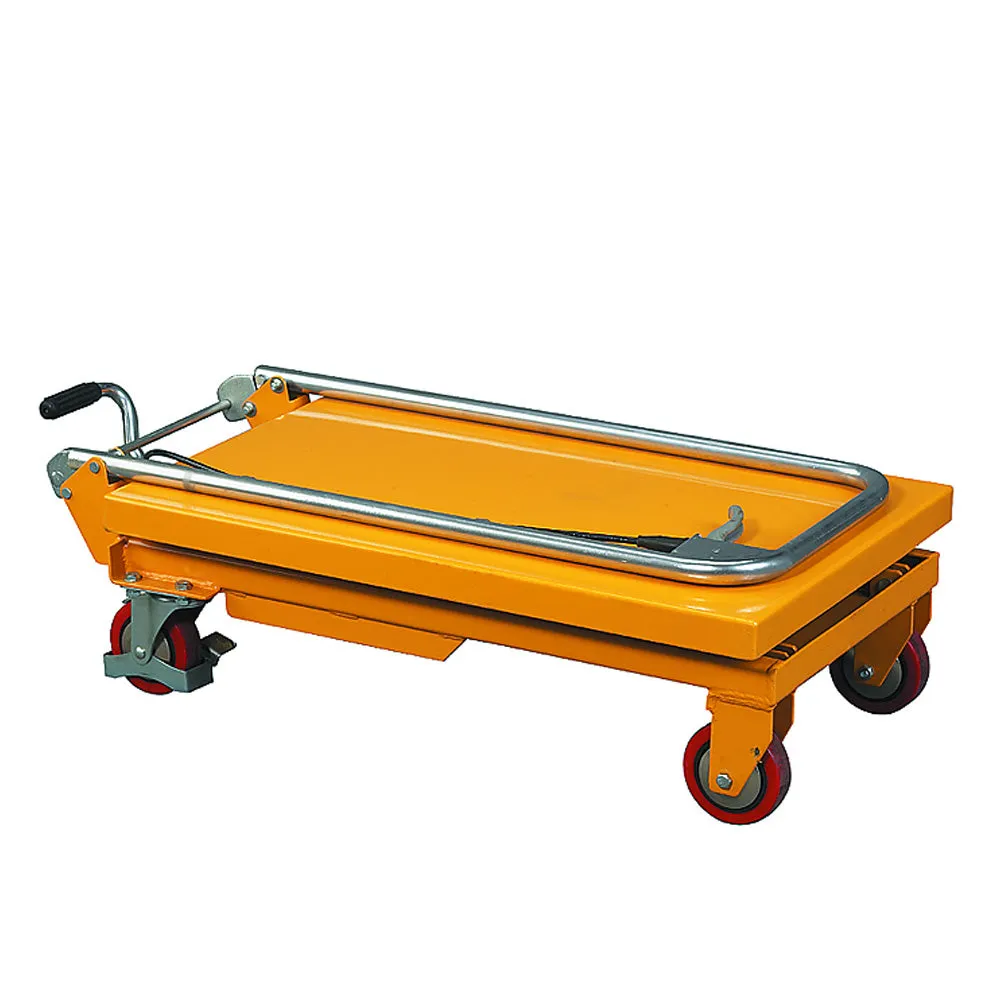 Folding Handle Scissors Lift Table with 330-1100 lb Capacity
