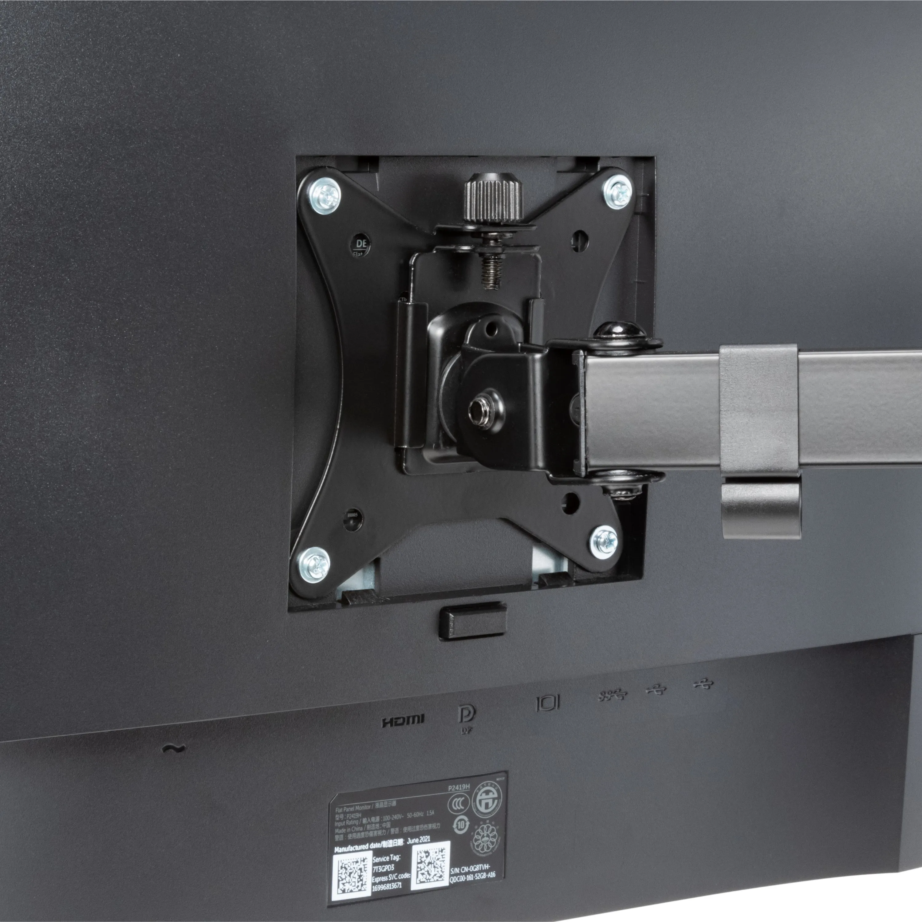 Free-Standing Dual Monitor Arms