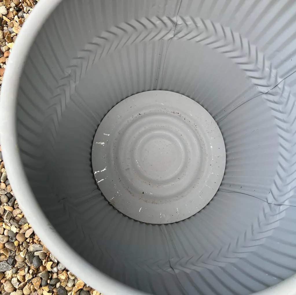 Galvanised Dolly Planter - Tall - Two sizes