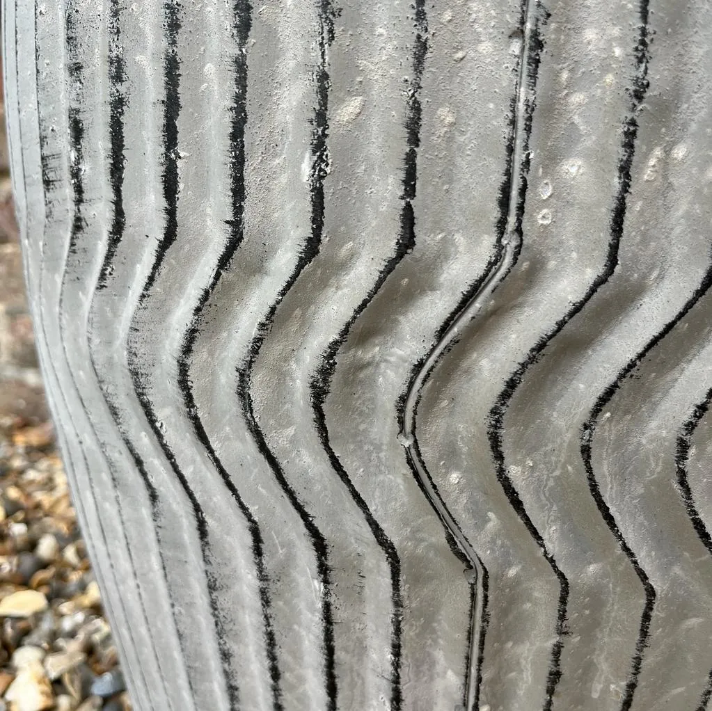 Galvanised Dolly Planter - Tall - Two sizes