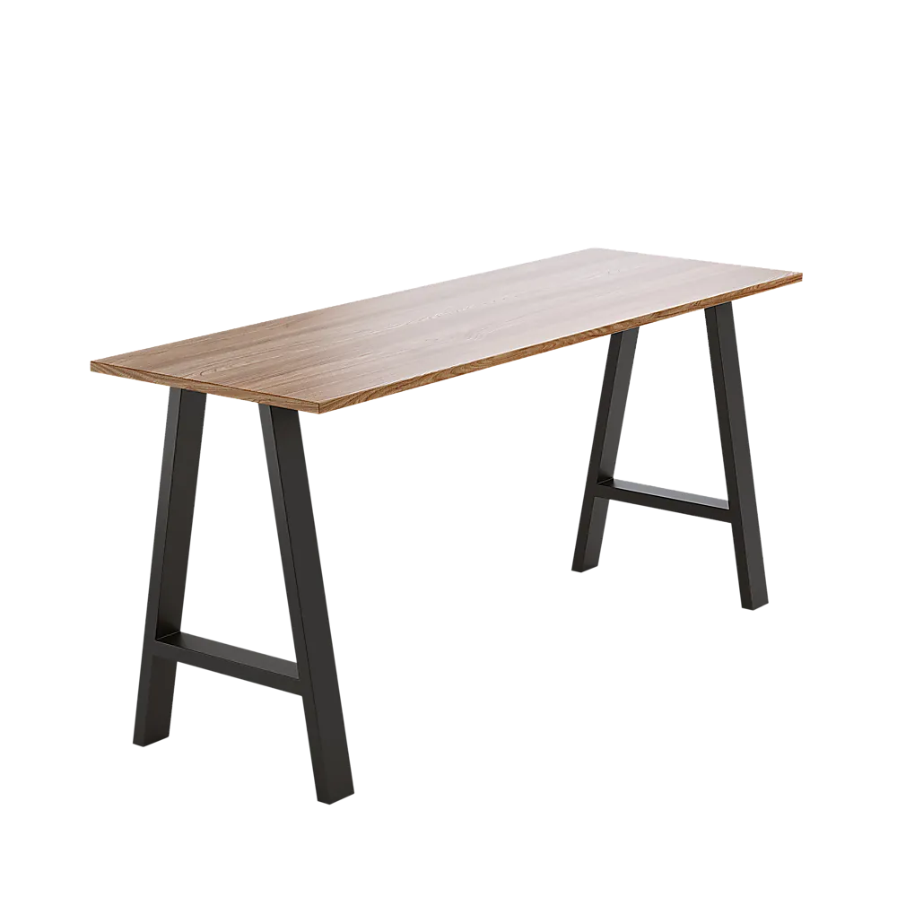 Heavy-Duty Iron Rustic Table Legs-Black Industrial 2x Set