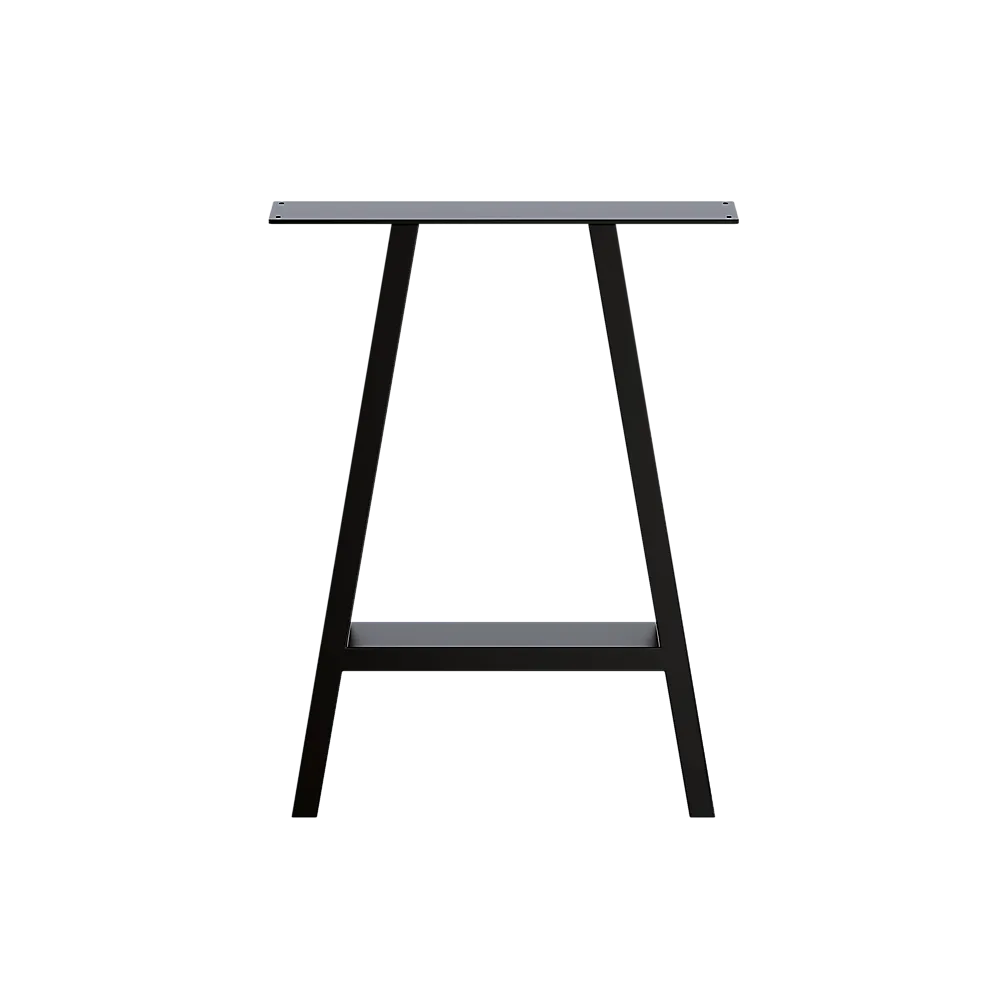 Heavy-Duty Iron Rustic Table Legs-Black Industrial 2x Set