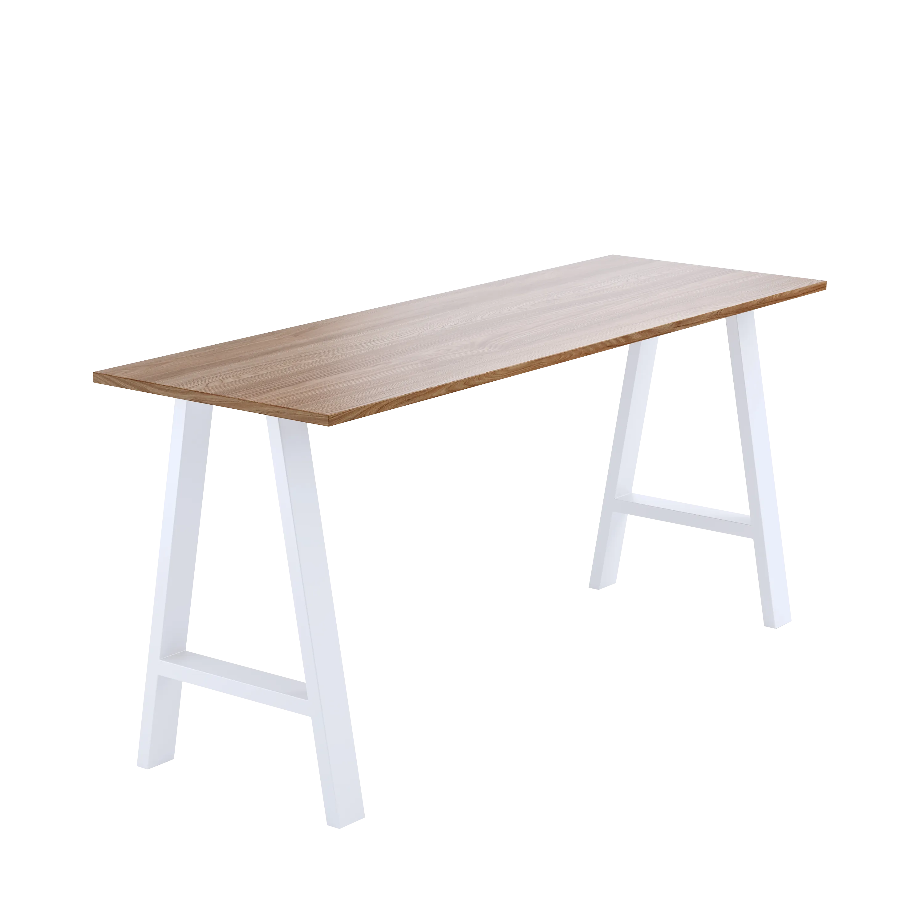 Heavy-Duty Rustic Steel Dining Table Legs, 71cm - White