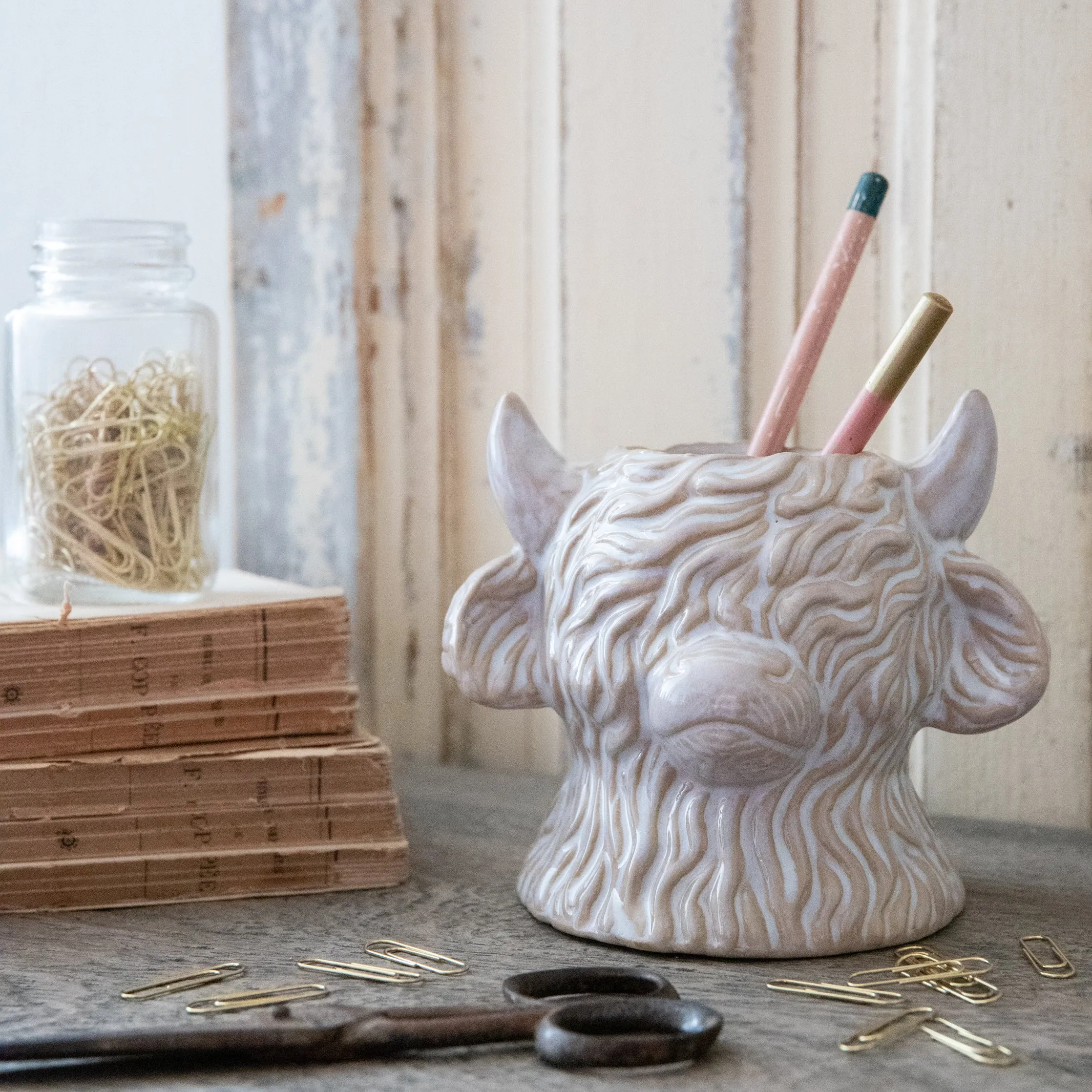 Highland Cow Planters