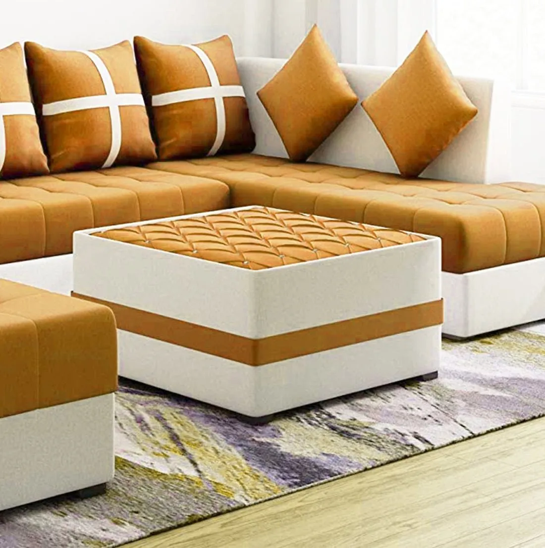 Jamestown Fabric Coffee Table/Centre Table/Tea Table for Living Room