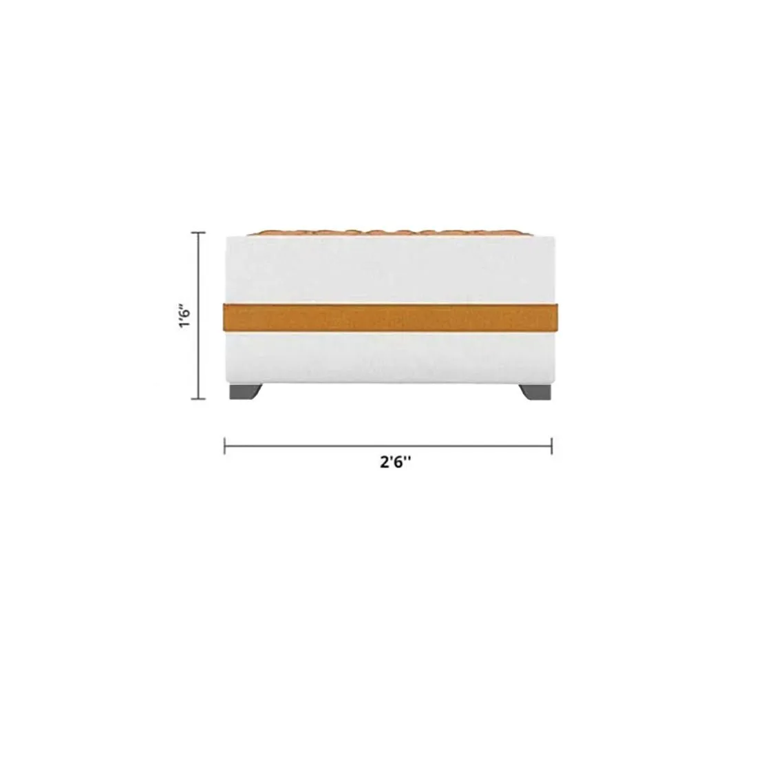 Jamestown Fabric Coffee Table/Centre Table/Tea Table for Living Room