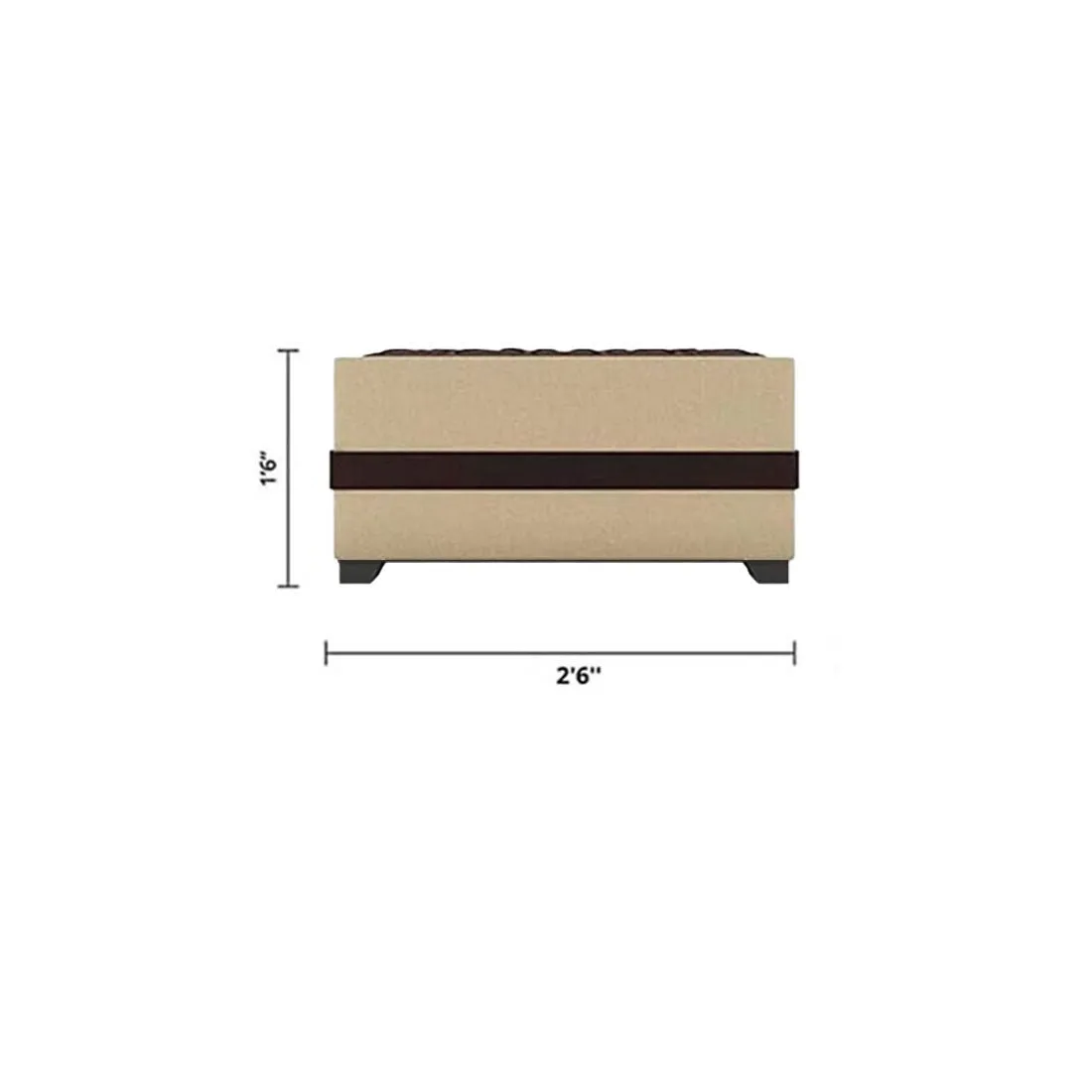Jamestown Fabric Coffee Table/Centre Table/Tea Table for Living Room
