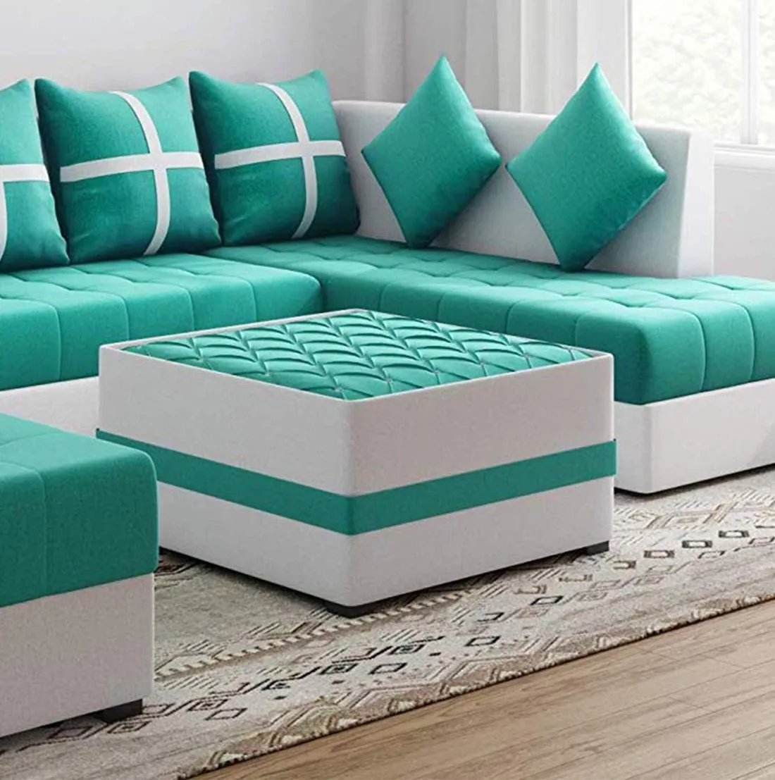 Jamestown Fabric Coffee Table/Centre Table/Tea Table for Living Room
