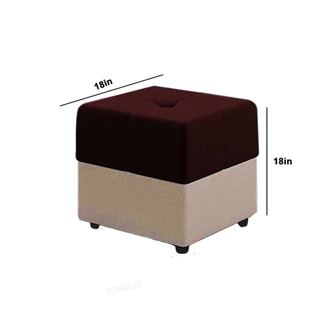 Jamestown Square Shape Ottoman Pouffes