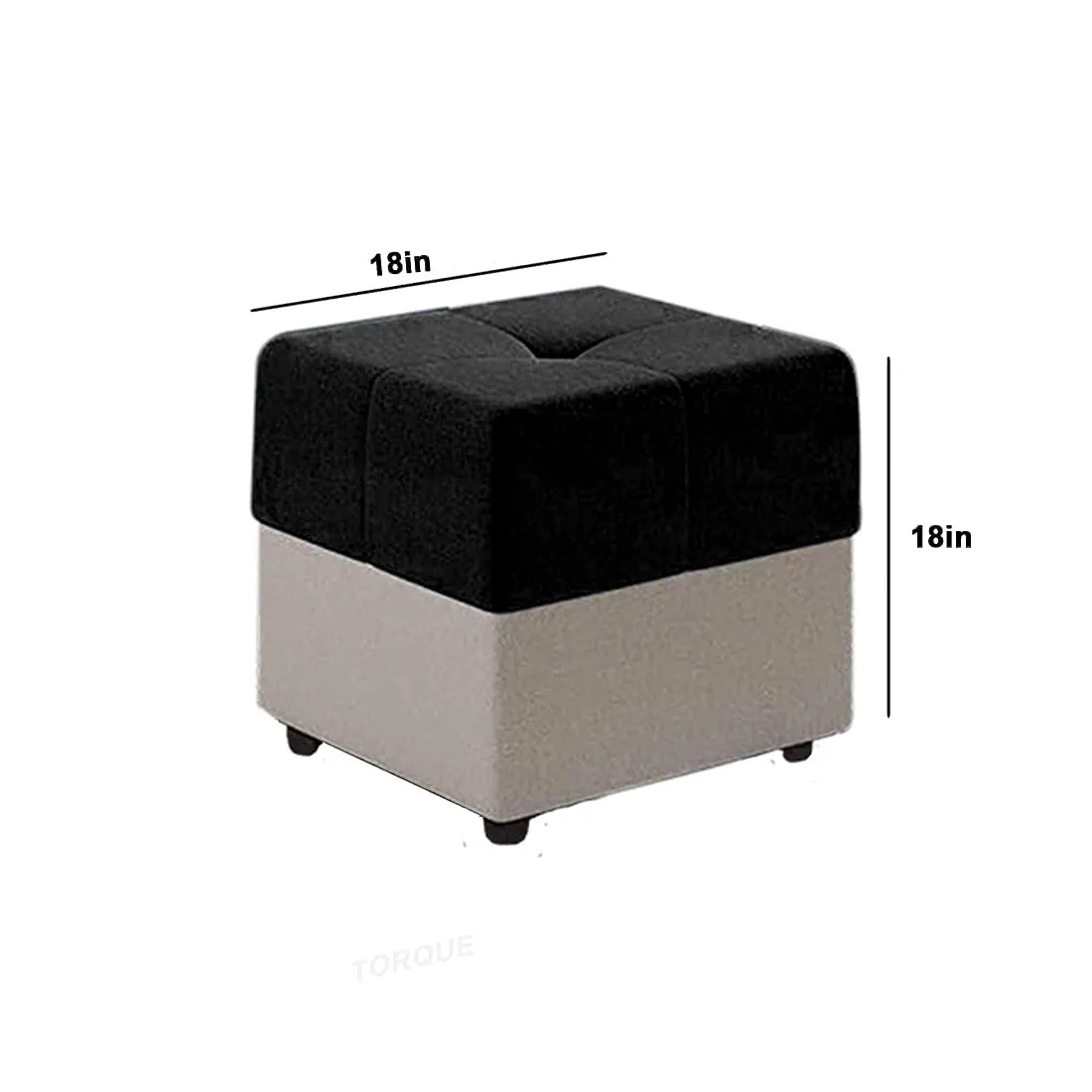 Jamestown Square Shape Ottoman Pouffes