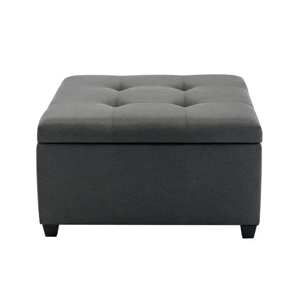 Jeric Square Shape Ottoman Pouffes For Sitting Foot Rest Puffy Stools For Living Room