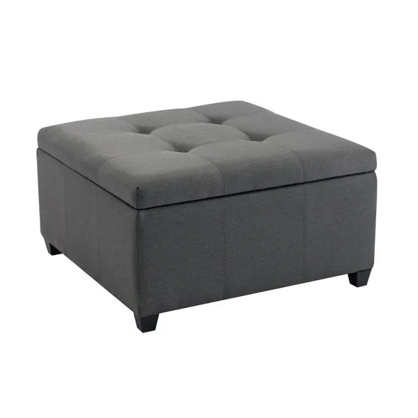 Jeric Square Shape Ottoman Pouffes For Sitting Foot Rest Puffy Stools For Living Room