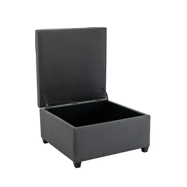 Jeric Square Shape Ottoman Pouffes For Sitting Foot Rest Puffy Stools For Living Room