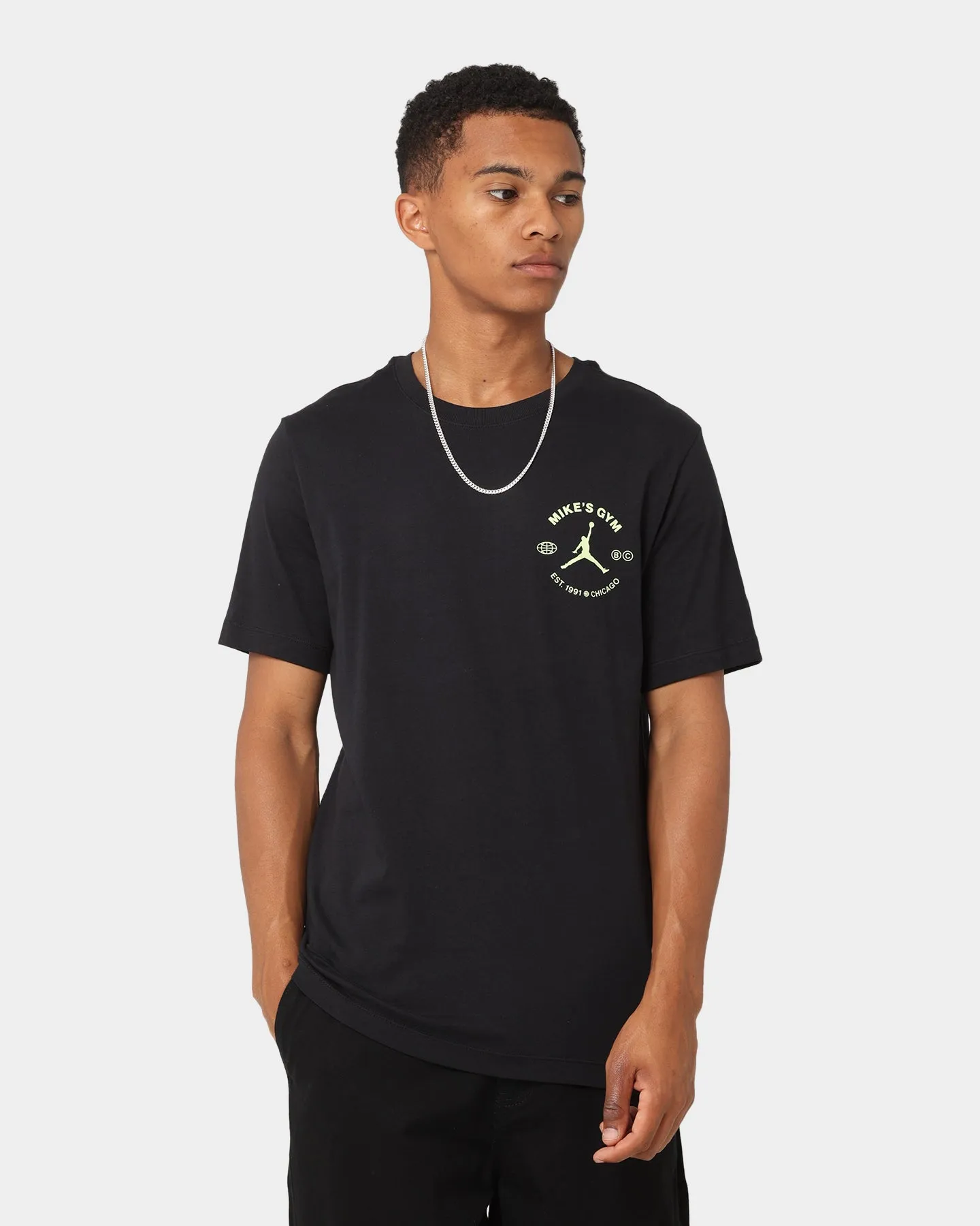 Jordan Dri-FIT Sport Breakfast Club Graphic T-Shirt Black/White