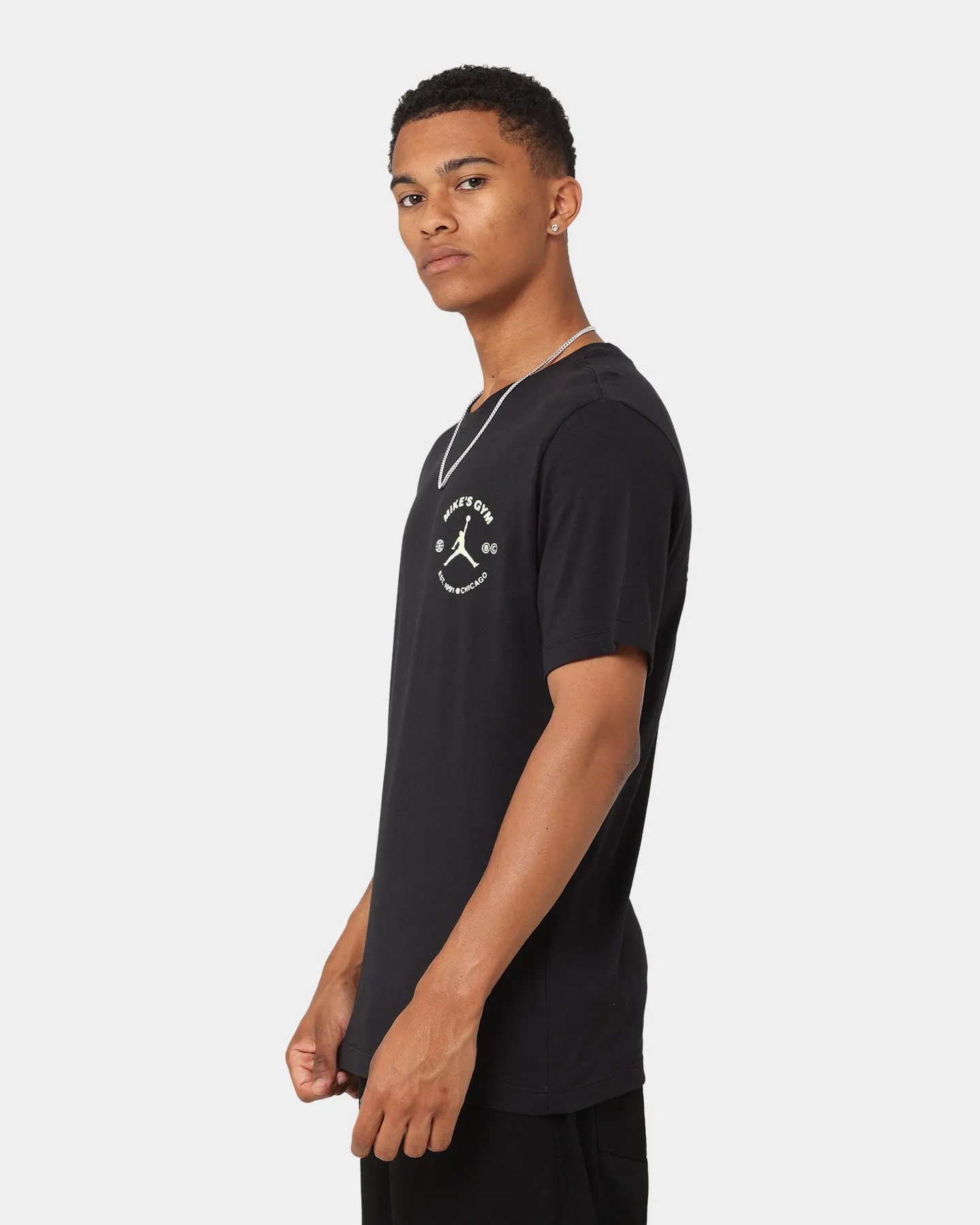 Jordan Dri-FIT Sport Breakfast Club Graphic T-Shirt Black/White