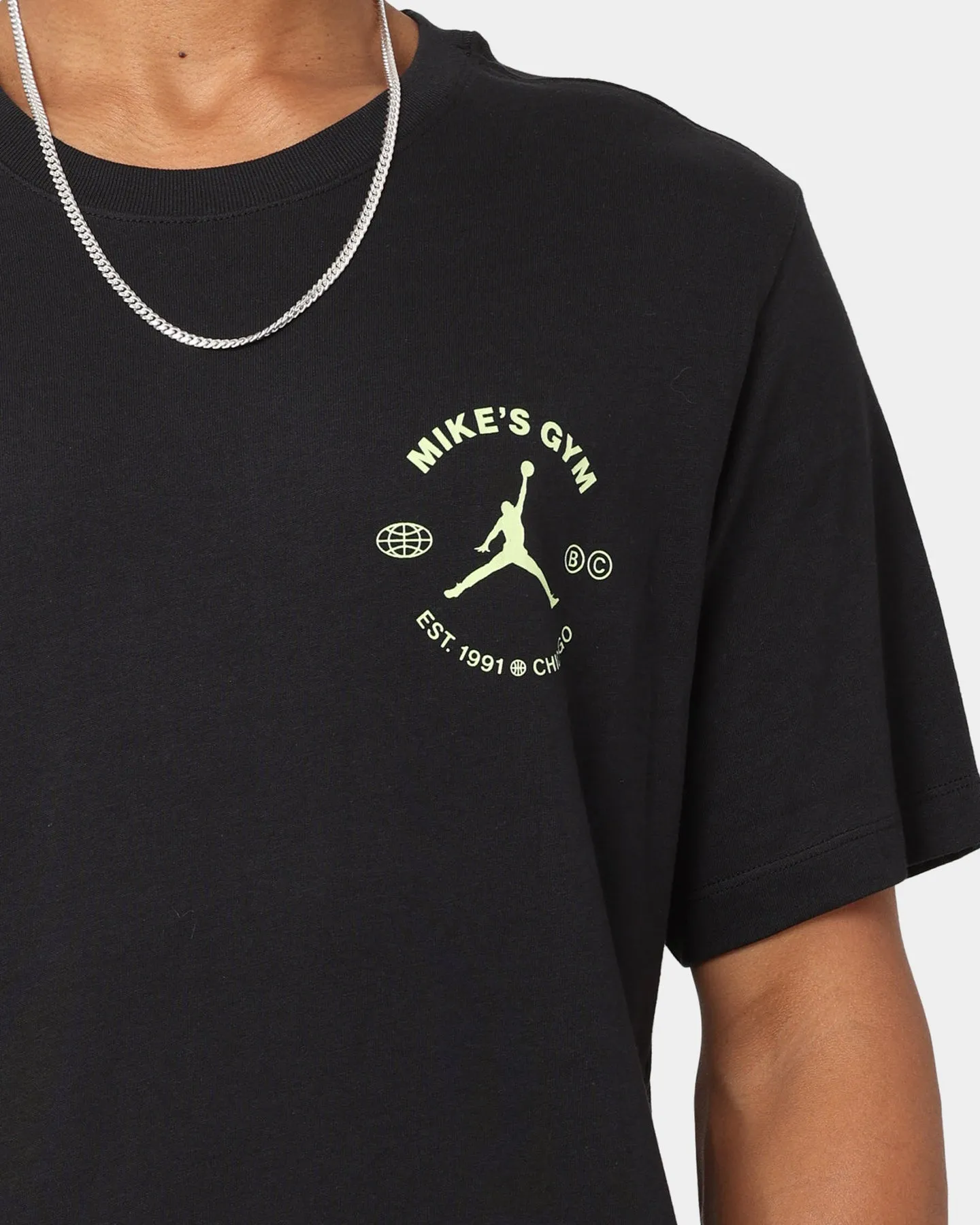 Jordan Dri-FIT Sport Breakfast Club Graphic T-Shirt Black/White
