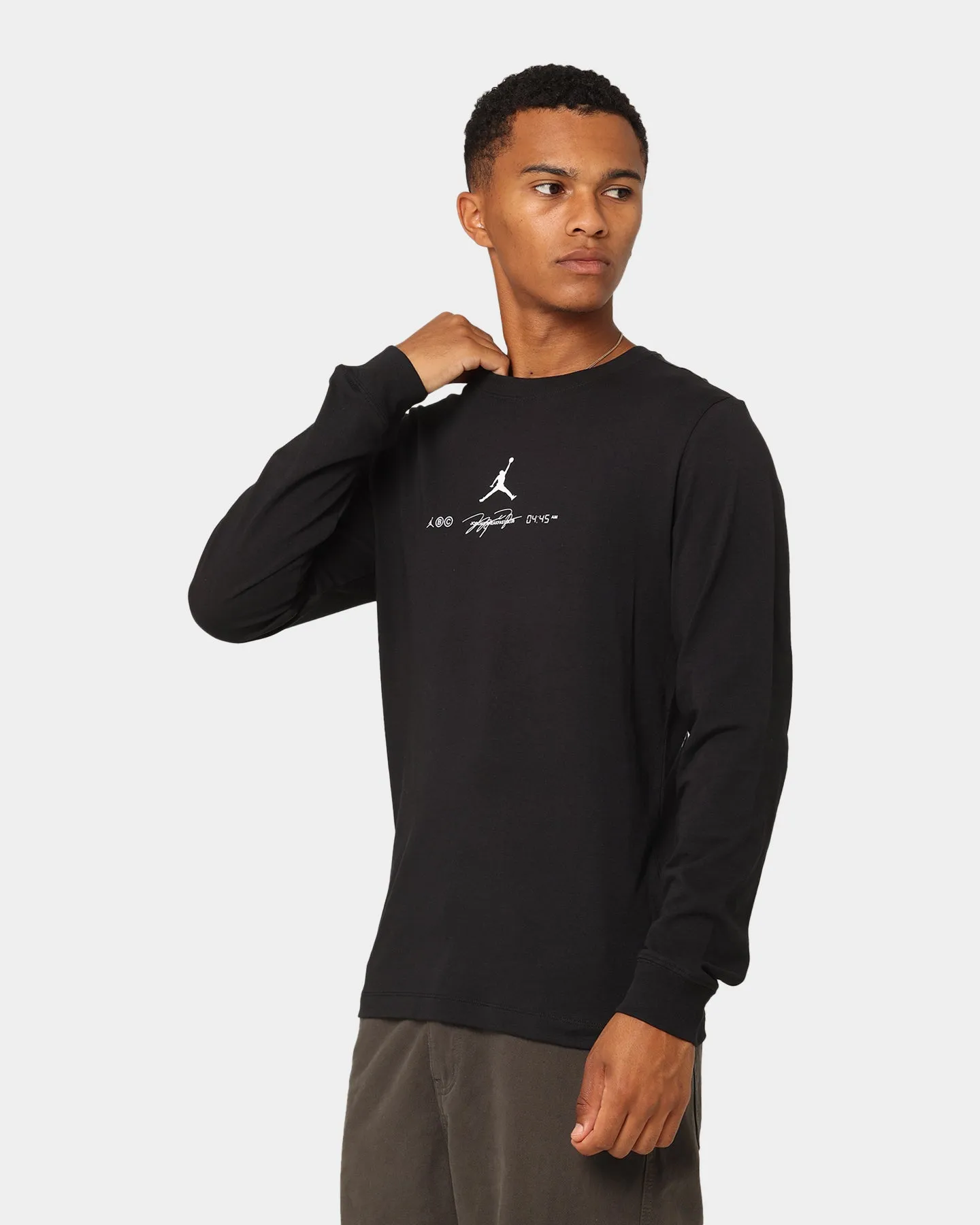 Jordan Dri-FIT Sport Graphix T-Shirt Black/White