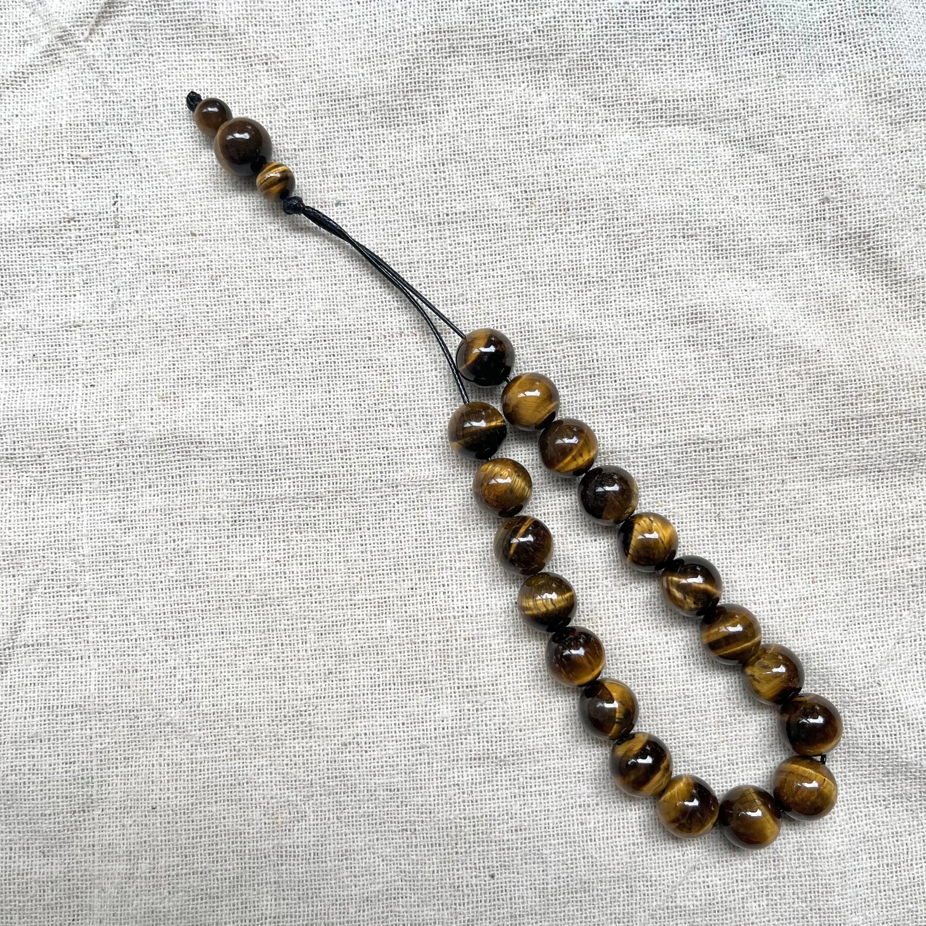 Komboloi Worry Beads - Tiger Eye