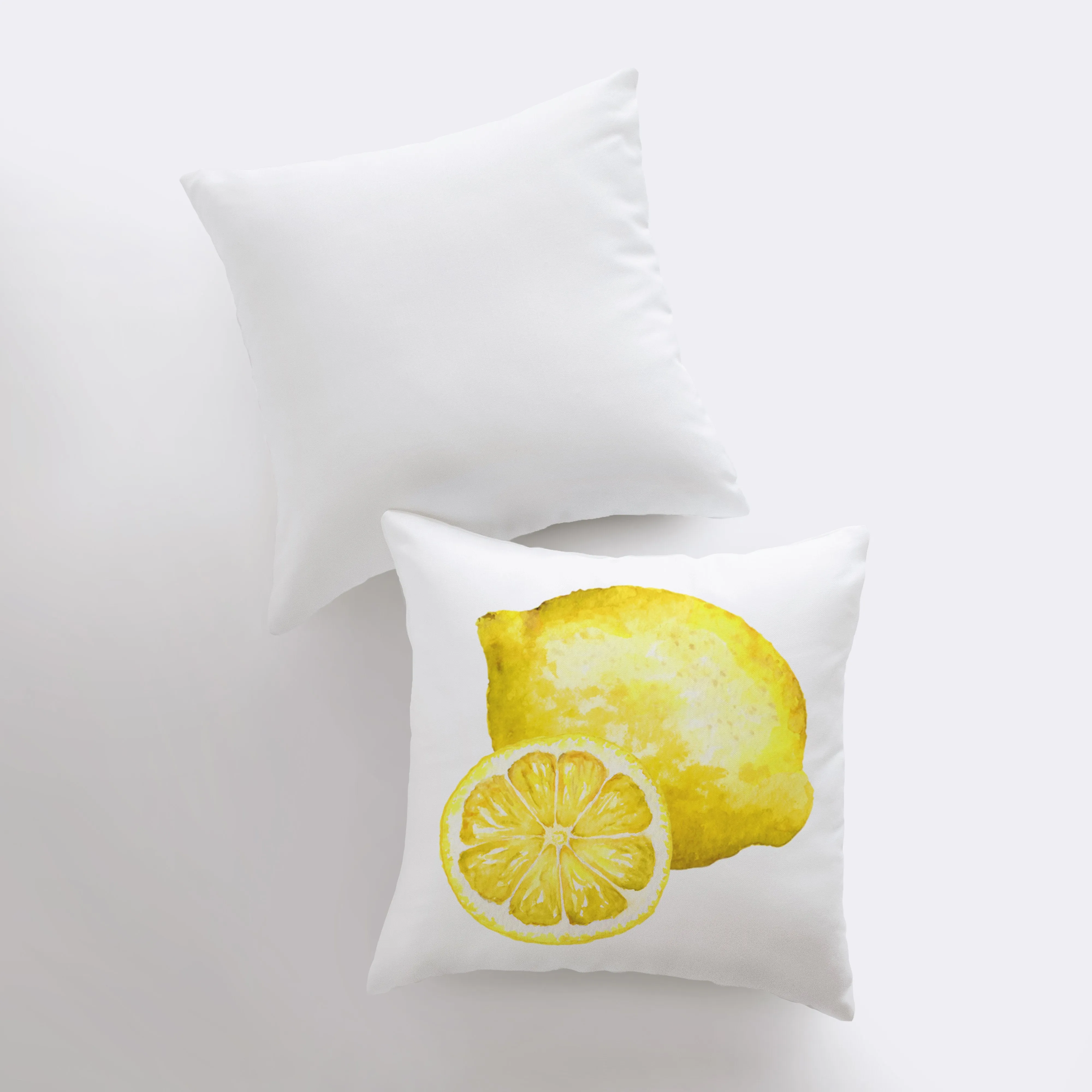Lemon Slice |  Pillow Cover | Yellow Throw Pillow | Spring Decor | Decorative Throw Pillows | Yellow Accent Pillows | Gift for her | Pillows