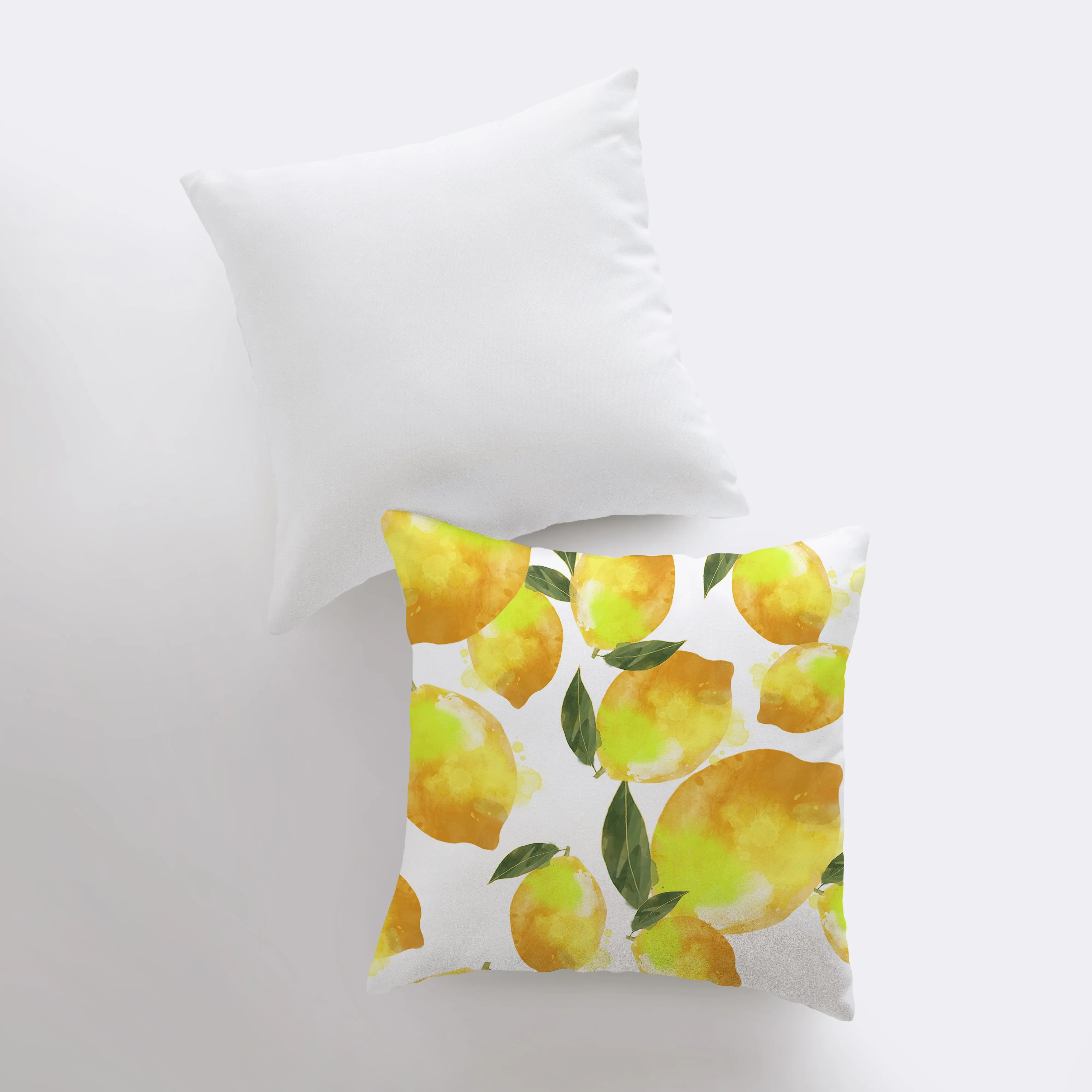 Lemons Repeat Pattern | Pillow Cover | Fruit | Yellow Lemons | Summer Decor | Home Decor | Farmhouse Decor | Bedroom Decor | Kitchen Decor