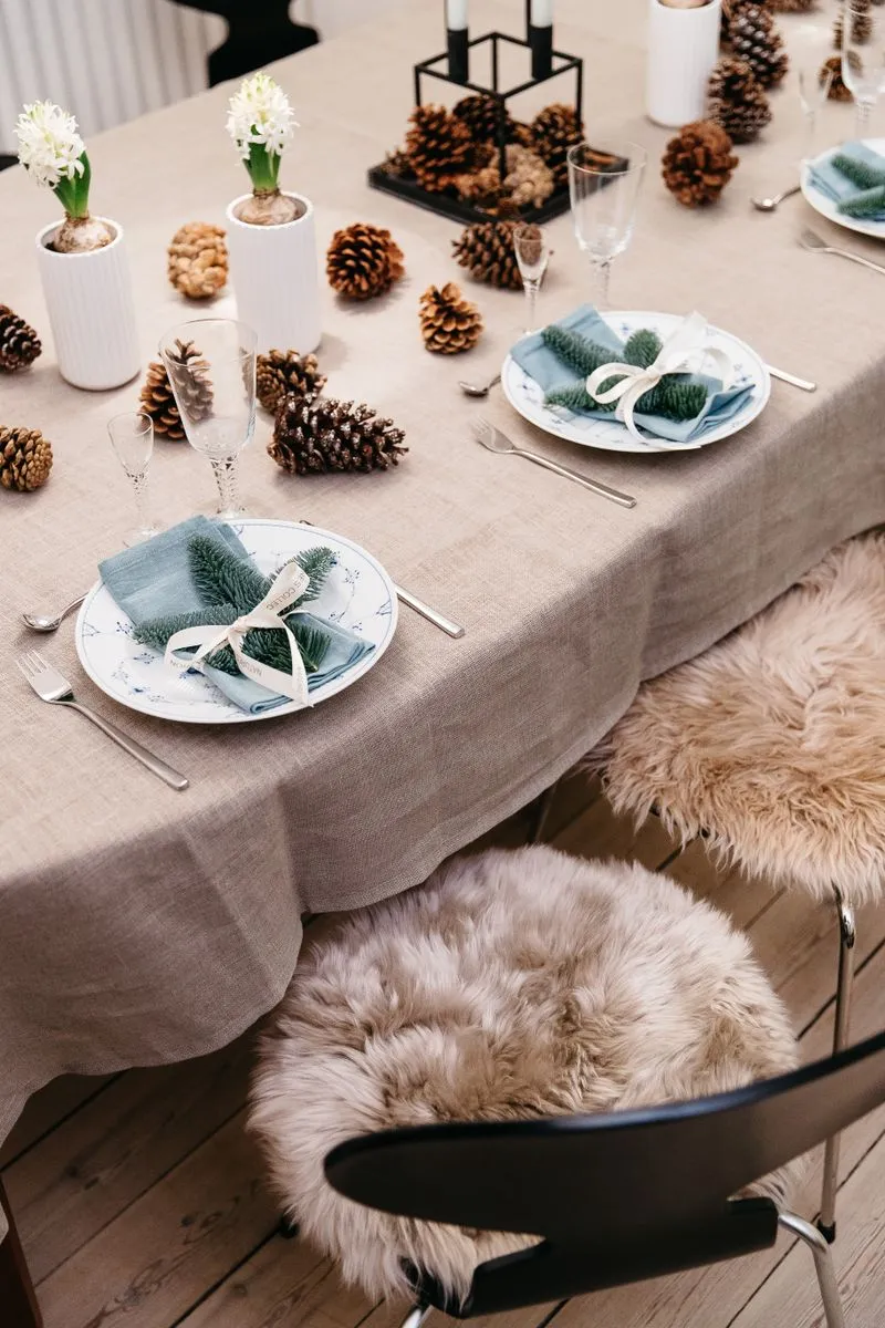 Long Wool Sheepskin Seat Cover | Ø38 cm