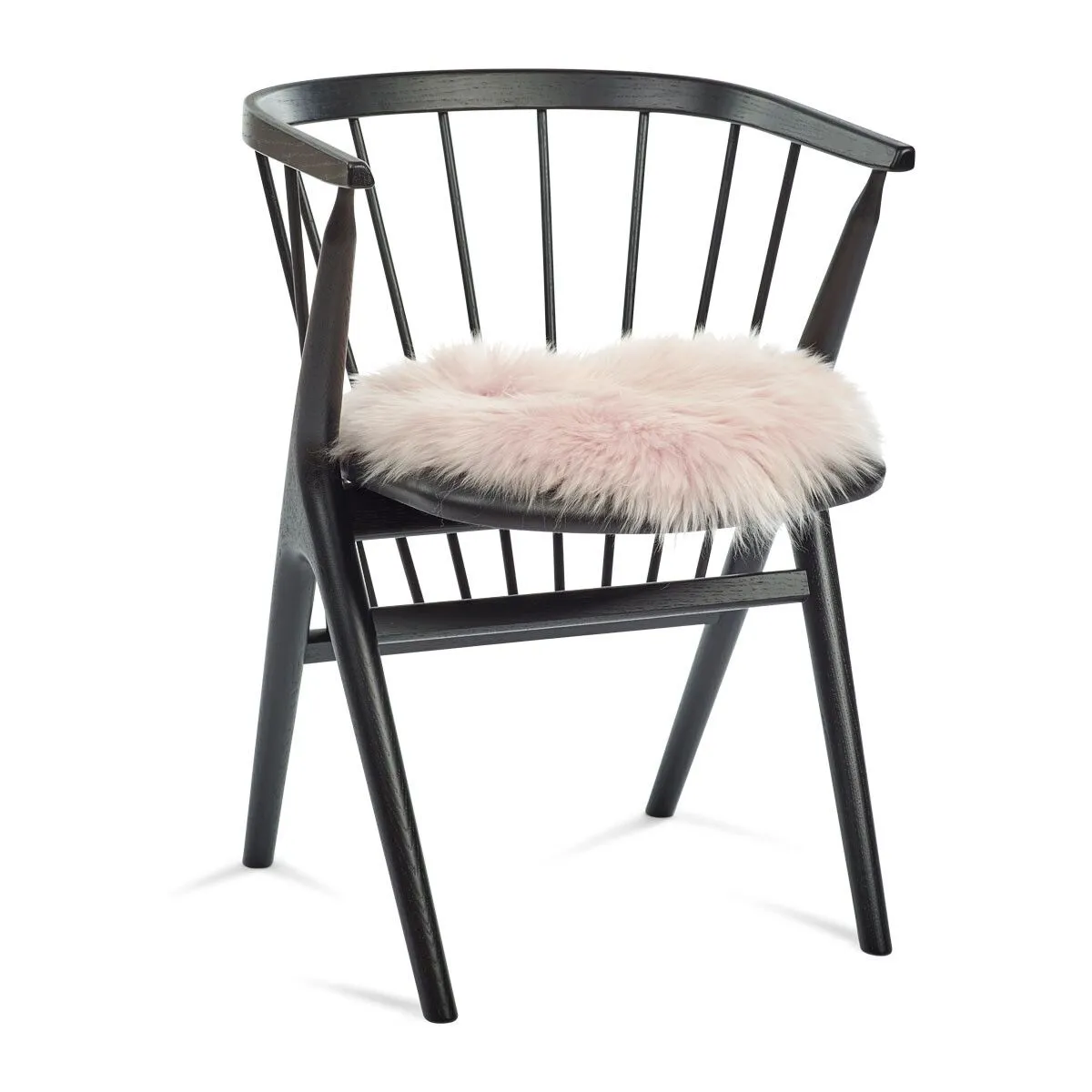Long Wool Sheepskin Seat Cover | Ø38 cm