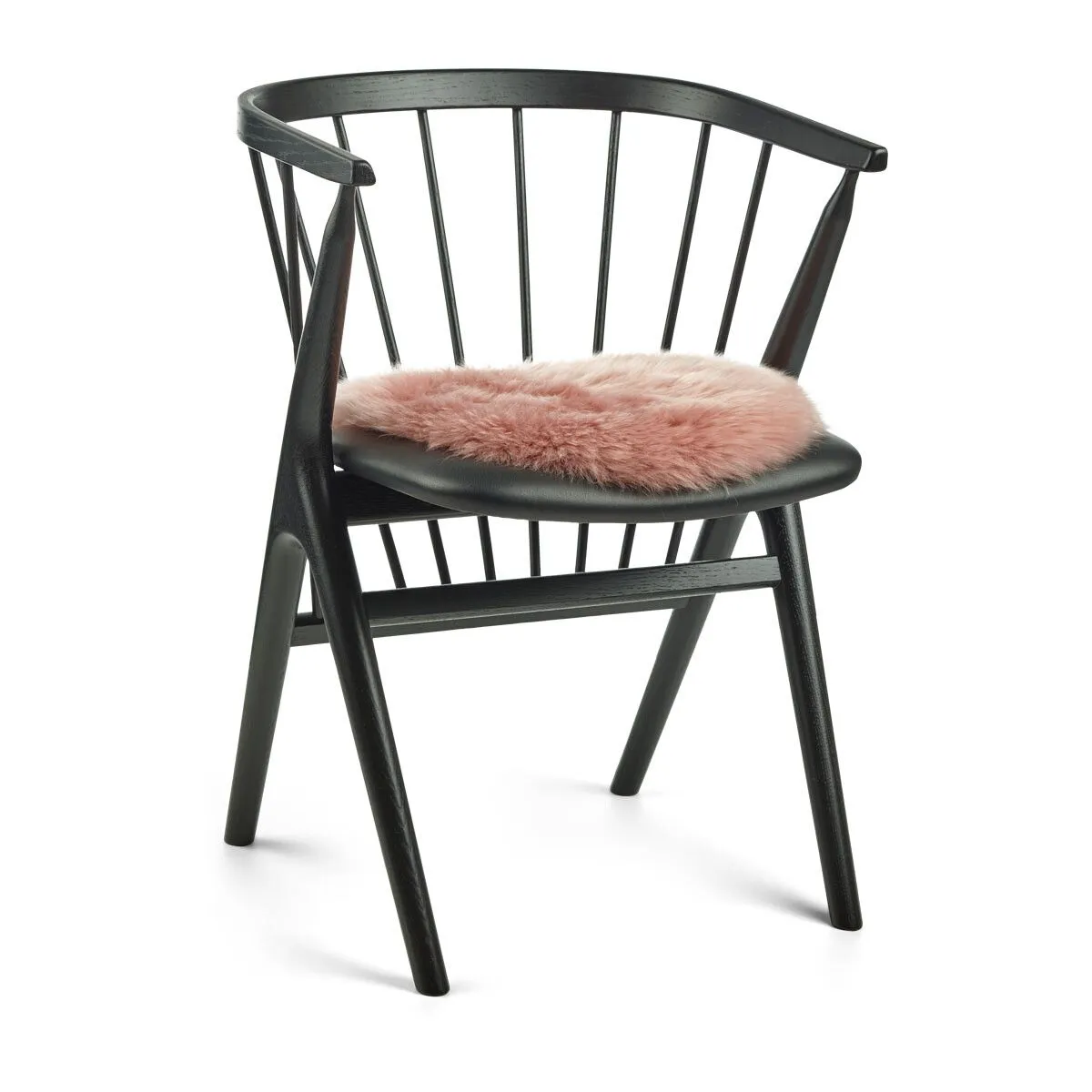 Long Wool Sheepskin Seat Cover | Ø38 cm
