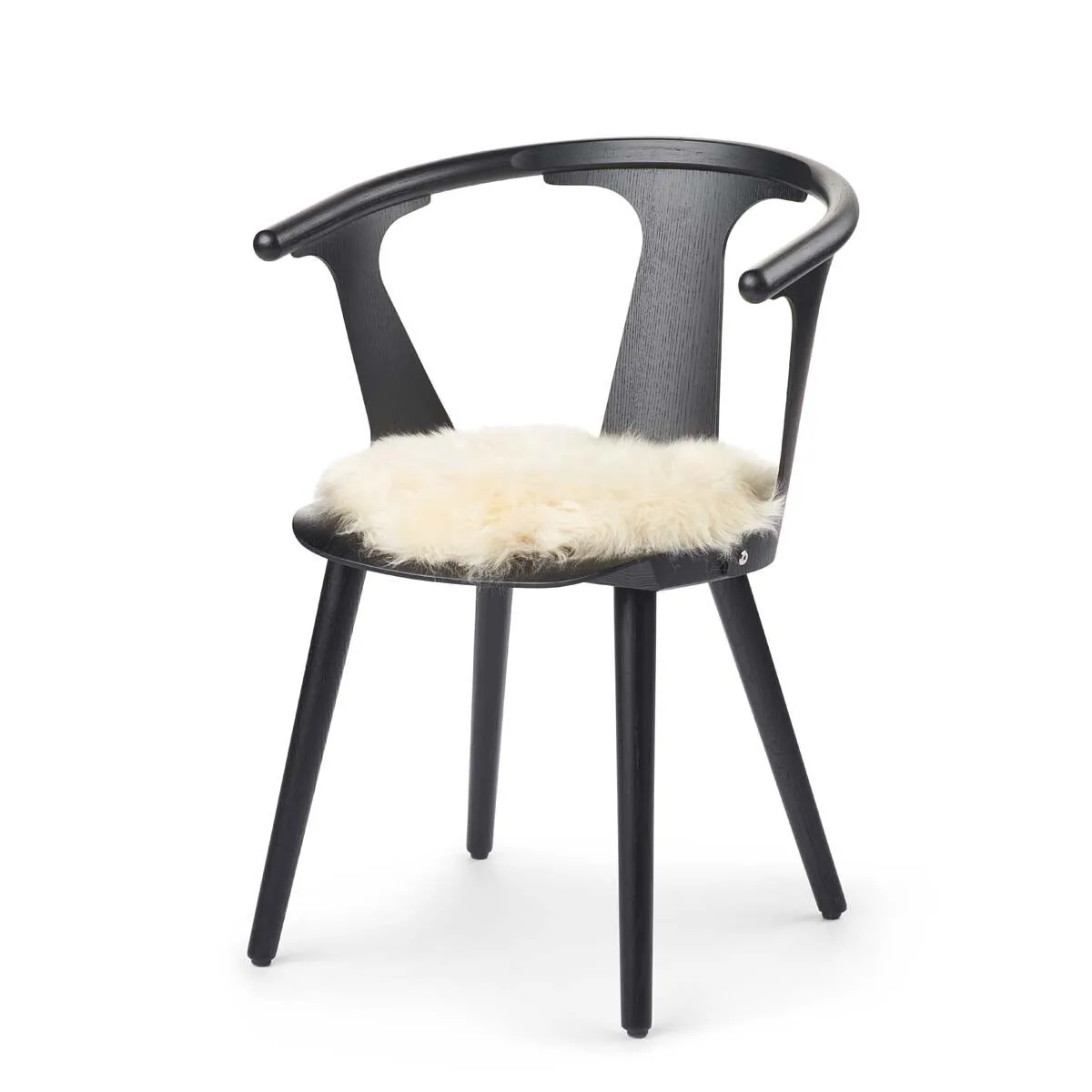 Long Wool Sheepskin Seat Cover | Ø38 cm