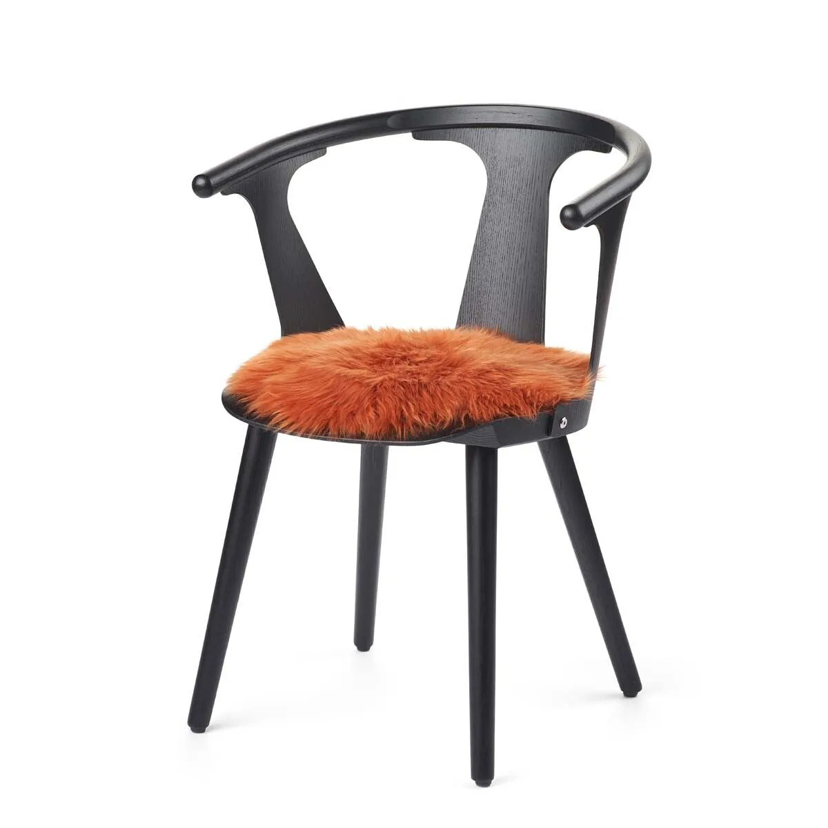Long Wool Sheepskin Seat Cover | Ø38 cm