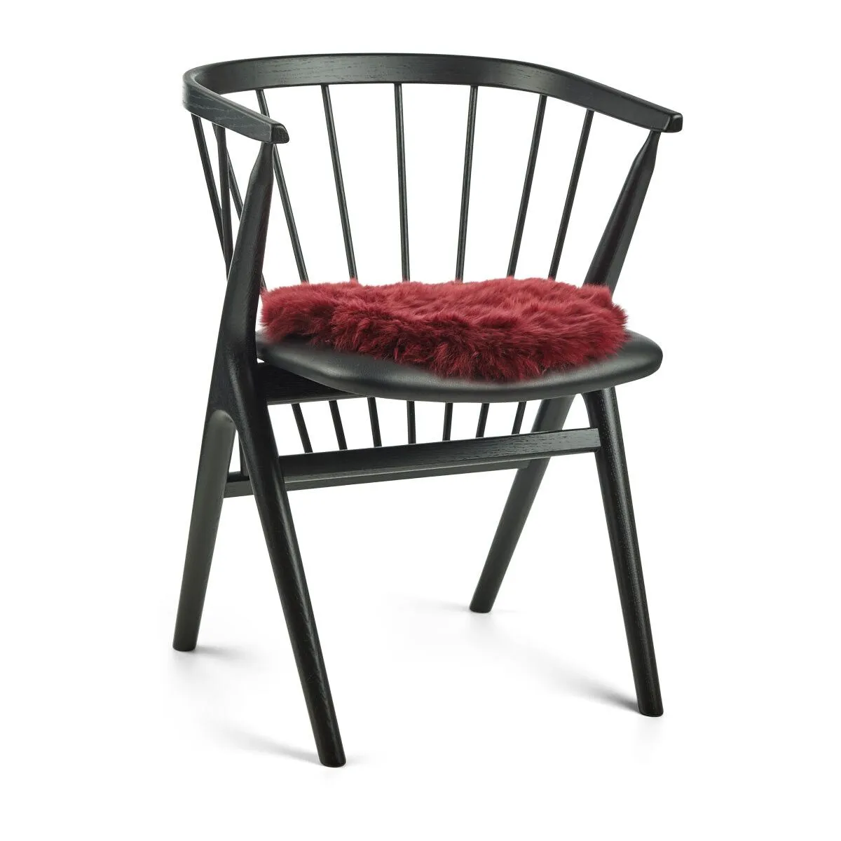 Long Wool Sheepskin Seat Cover | Ø38 cm