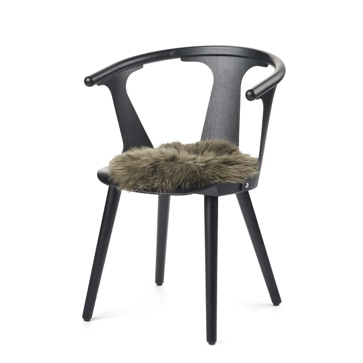Long Wool Sheepskin Seat Cover | Ø38 cm