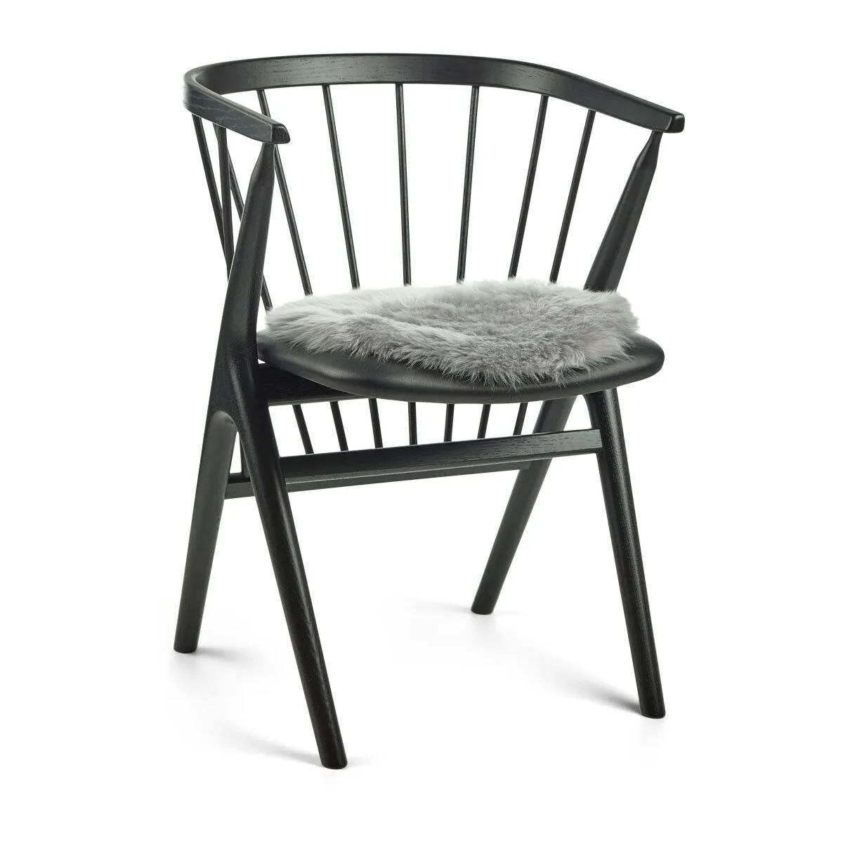 Long Wool Sheepskin Seat Cover | Ø38 cm