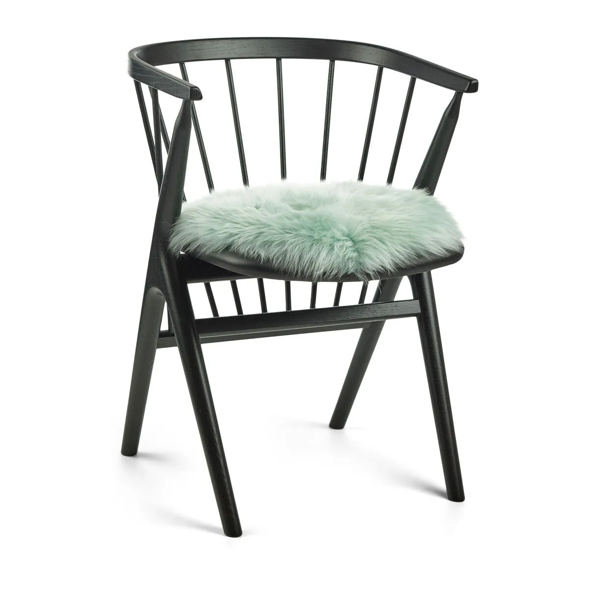 Long Wool Sheepskin Seat Cover | Ø38 cm
