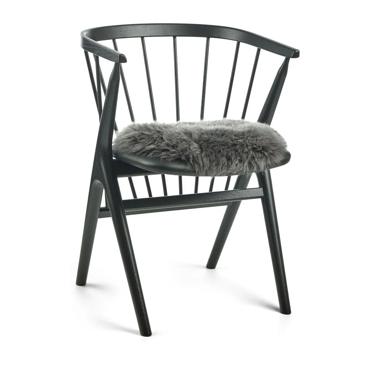 Long Wool Sheepskin Seat Cover | Ø38 cm