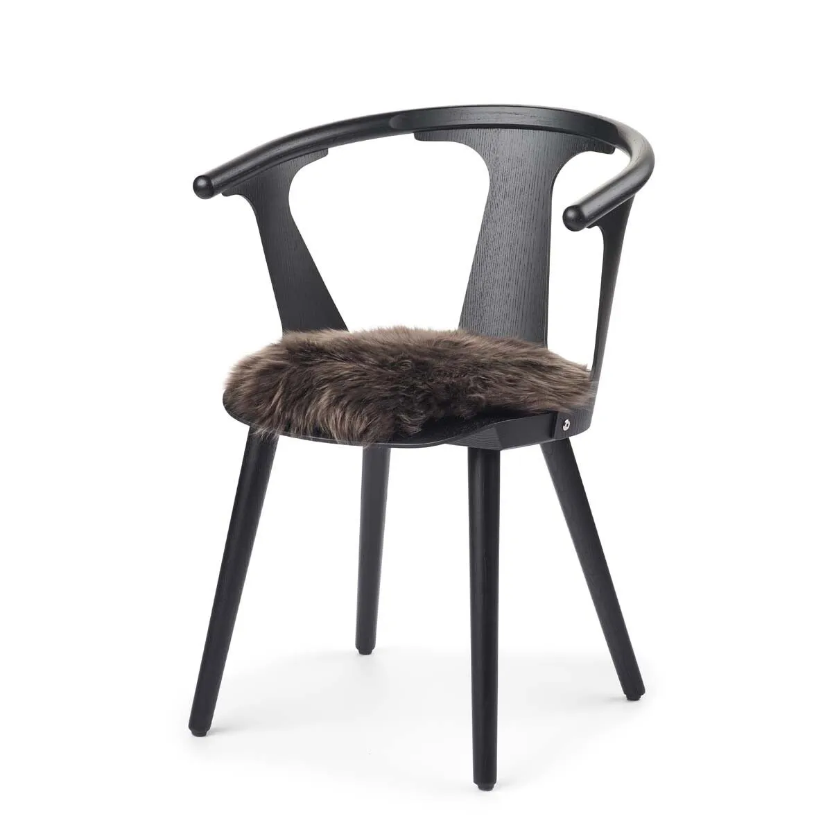 Long Wool Sheepskin Seat Cover | Ø38 cm