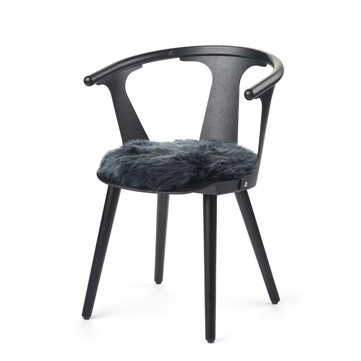 Long Wool Sheepskin Seat Cover | Ø38 cm