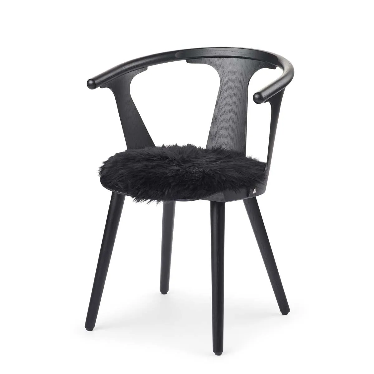 Long Wool Sheepskin Seat Cover | Ø38 cm