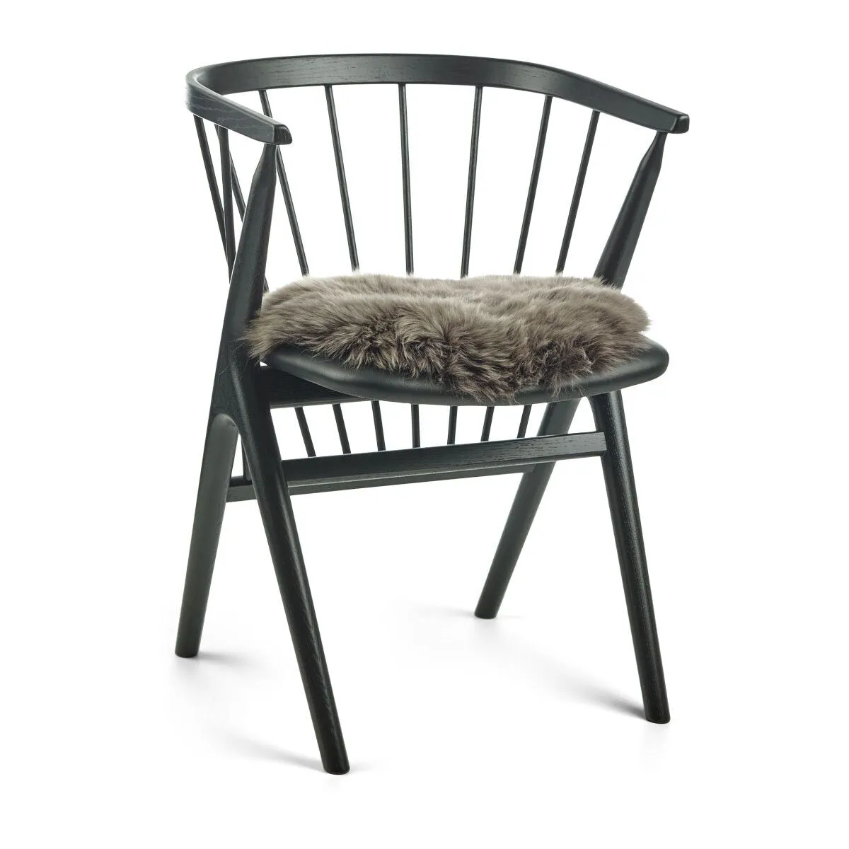 Long Wool Sheepskin Seat Cover | Ø38 cm